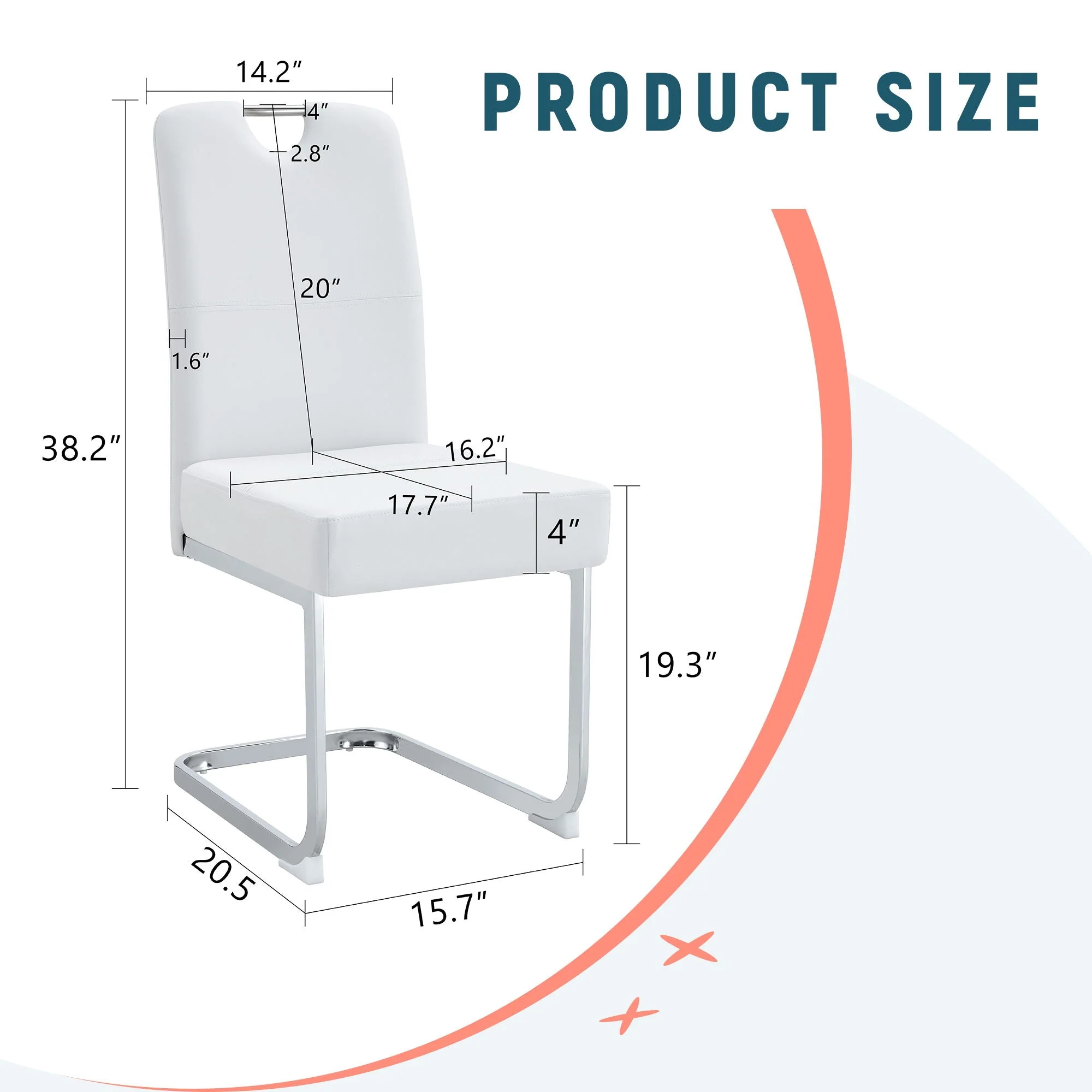 Coaster Dining Chairs with Built-In Spring Packages & Ergonomic Design - Image 7
