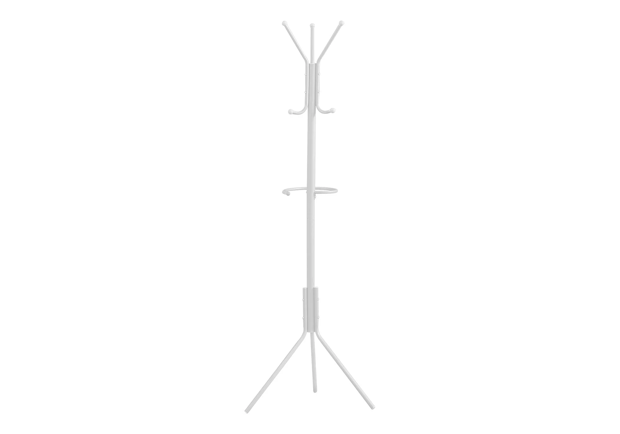Coat Rack, Hall Tree, Free Standing, Hanging Bar, 6 Hooks, Entryway, Contemporary & Modern - Image 6