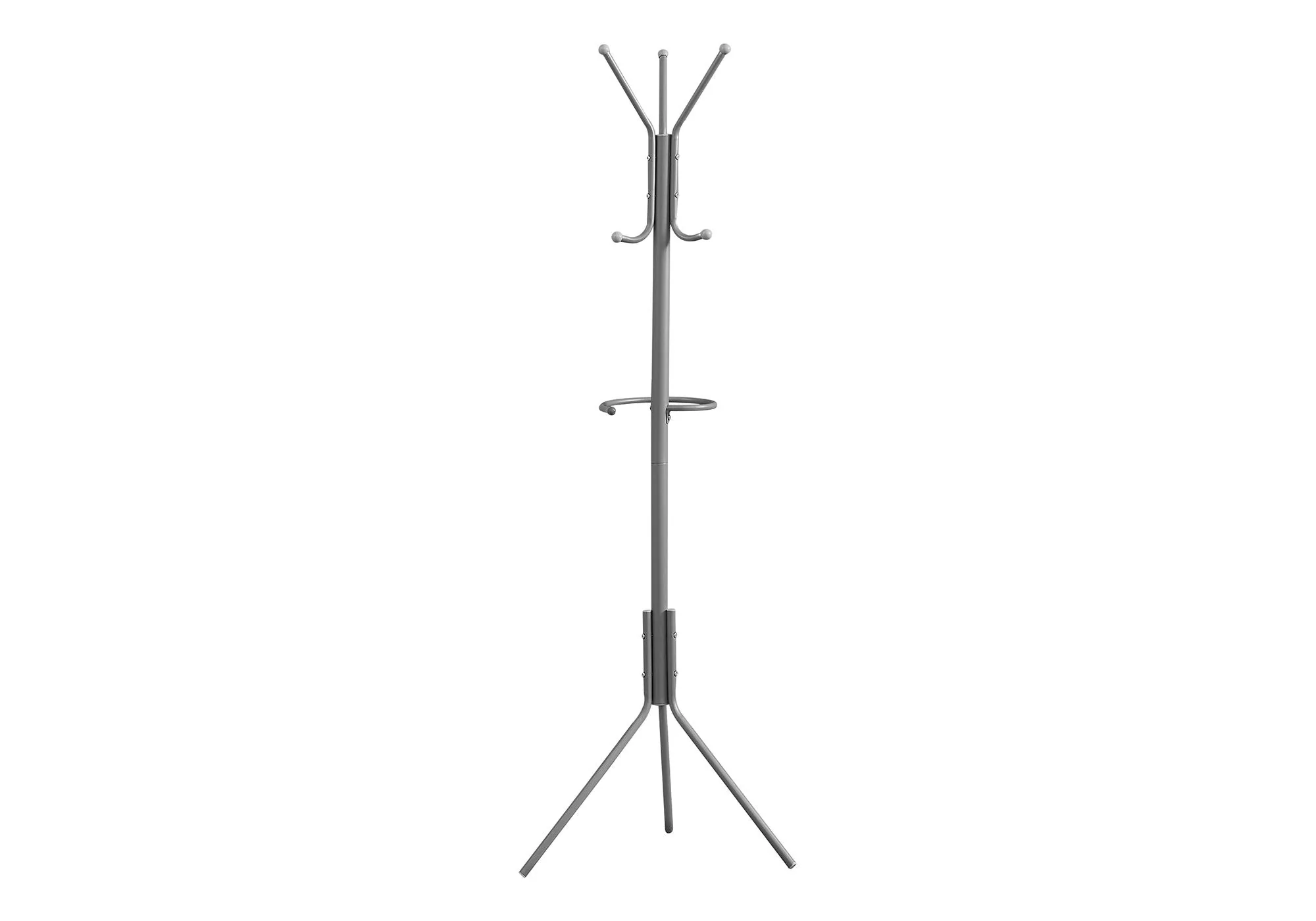 Coat Rack, Hall Tree, Free Standing, Hanging Bar, 6 Hooks, Entryway, Contemporary & Modern - Image 7