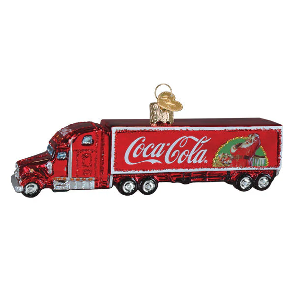 Coca-Cola Christmas Truck Ornament 2 x 5.5 x 1.25 Inches - Image 2