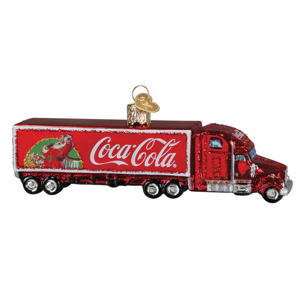 Coca-Cola Christmas Truck Ornament 2 x 5.5 x 1.25 Inches - Image 3