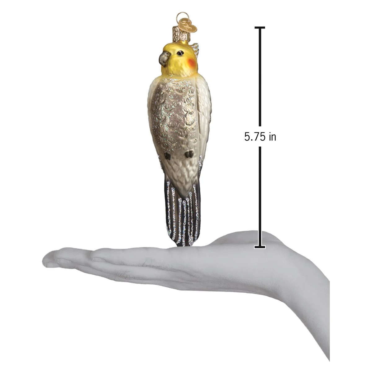 Cockatiel Ornament by Old World Christmas - Image 6