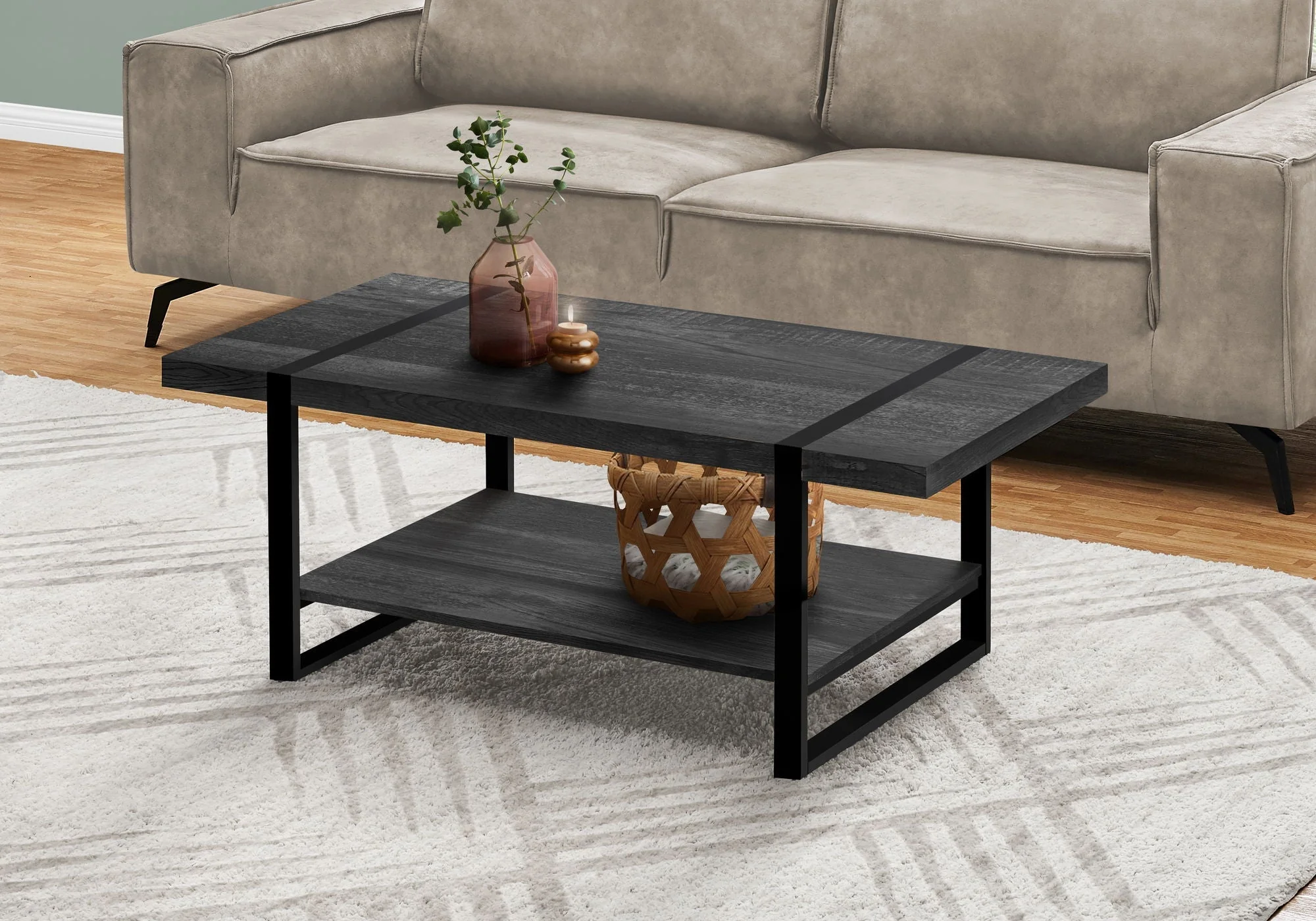 Coffee Table, Accent, Cocktail, Rectangular, Living Room, Contemporary, Modern - Image 7