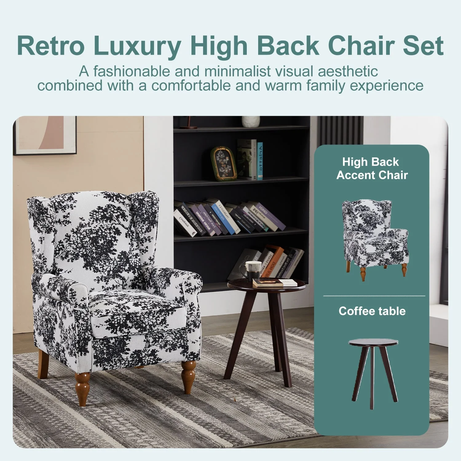 Coffee Table & Armchair Set - Image 2