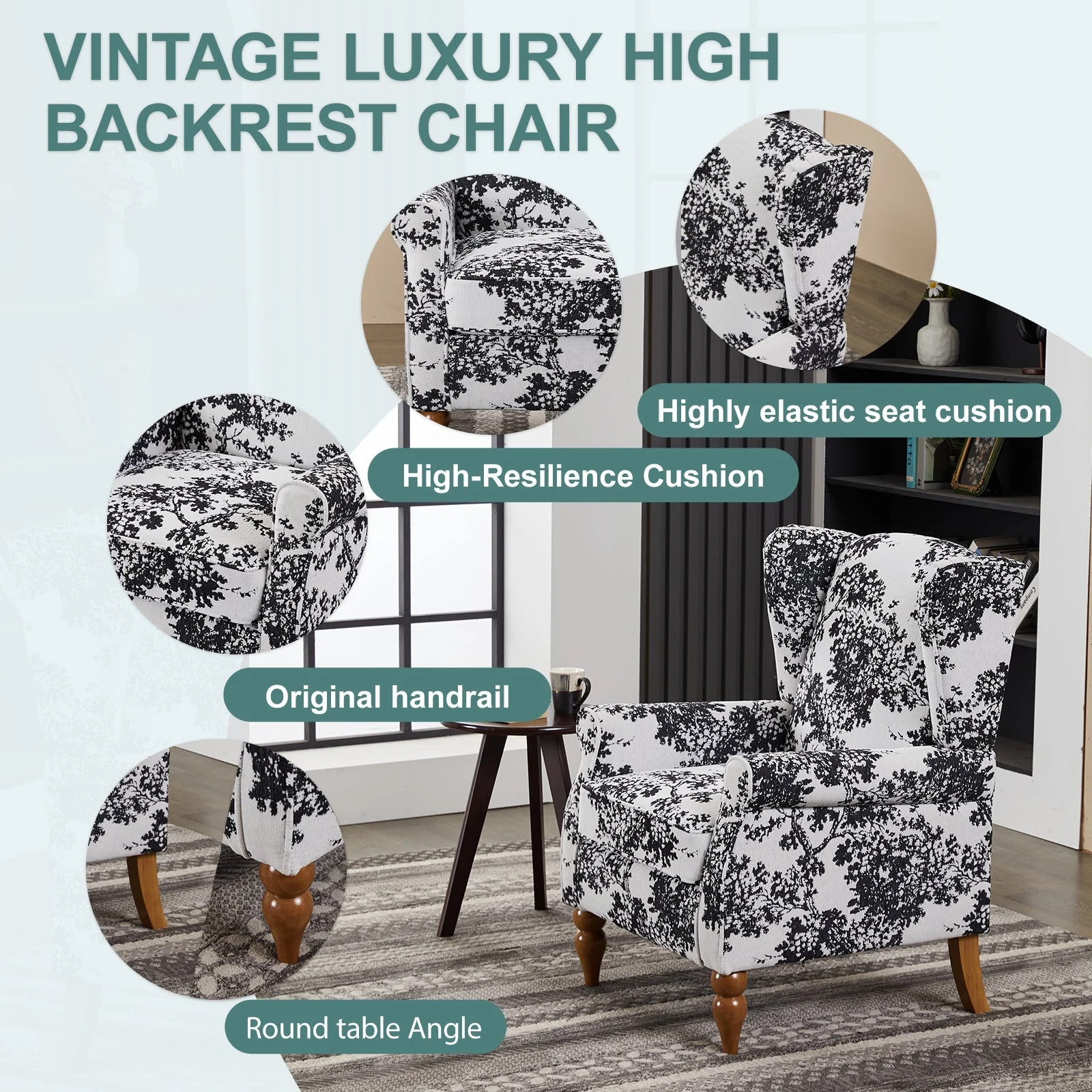 Coffee Table & Armchair Set - Image 3