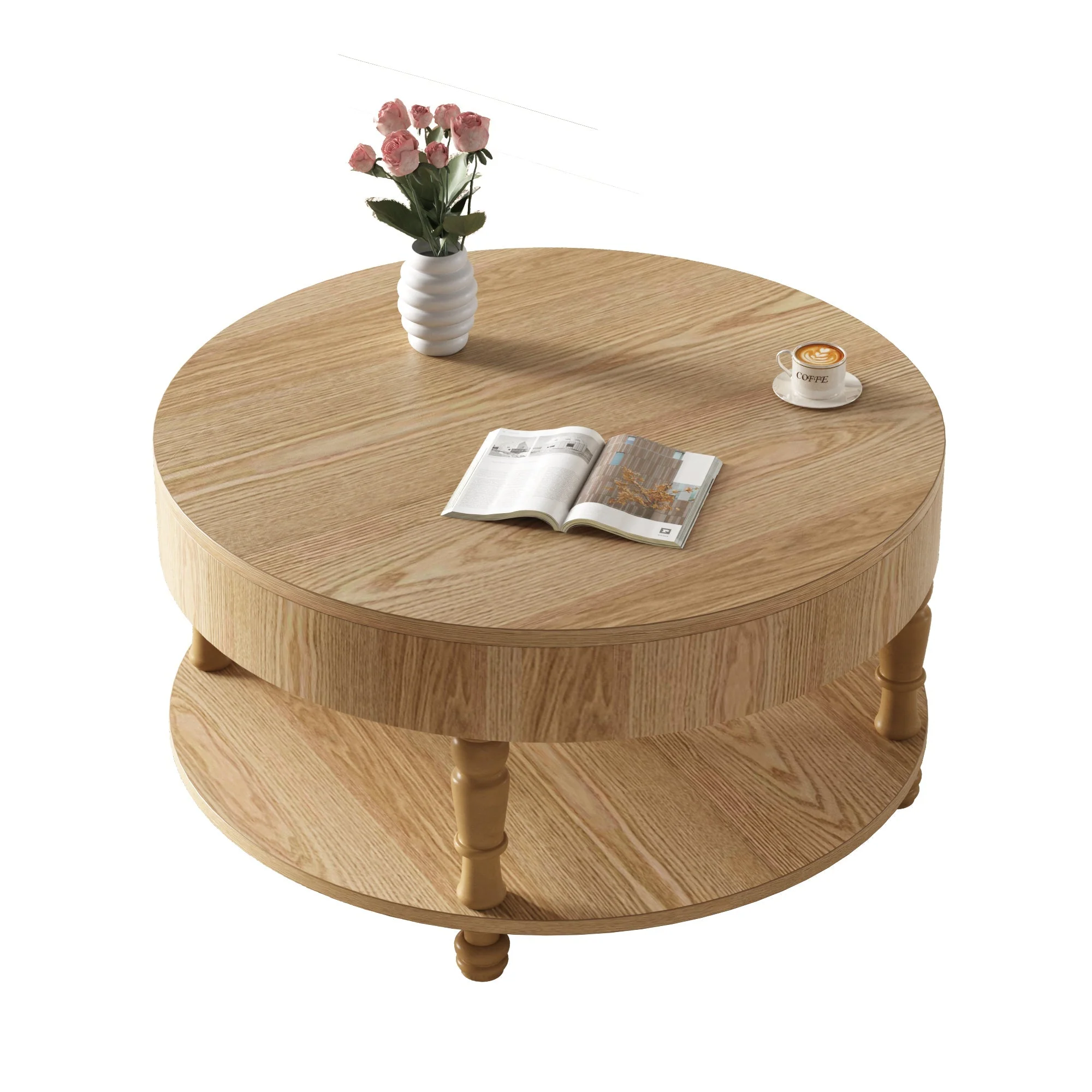 Coffee Table with Dual Storage for Living Room - Image 14