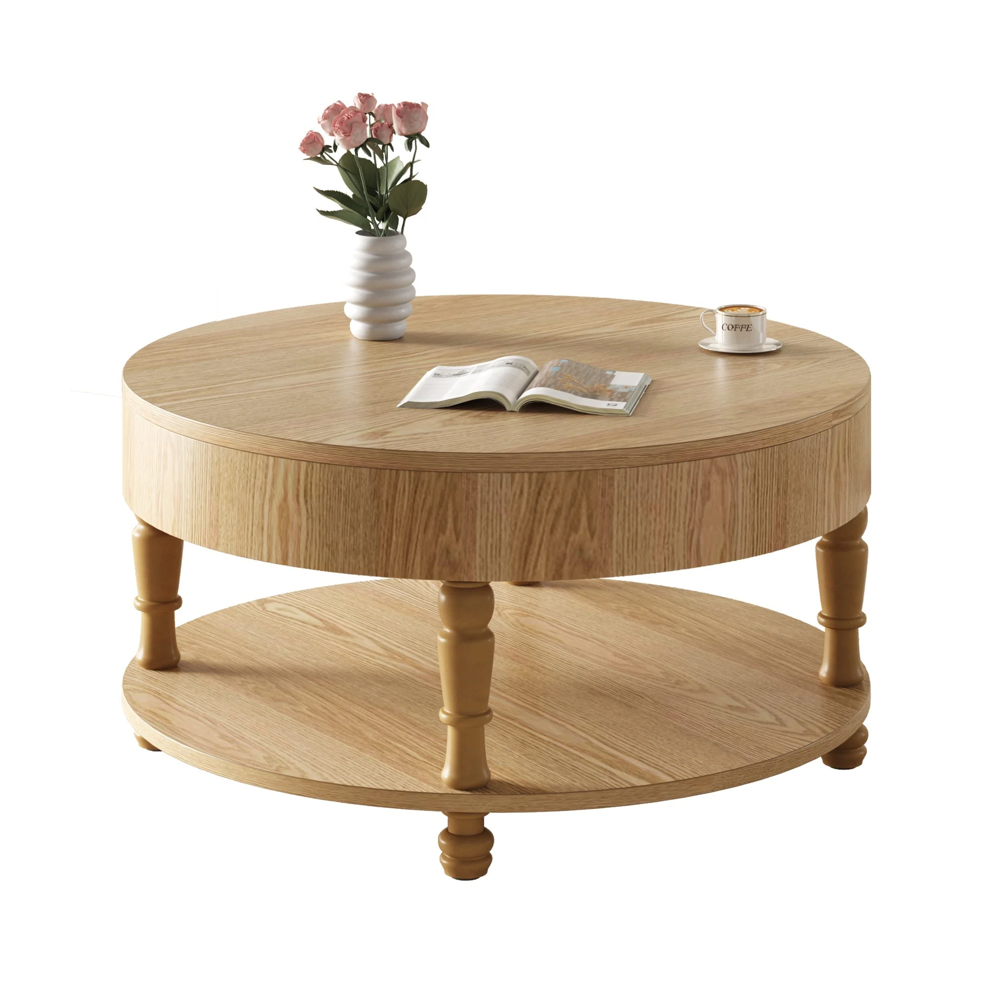 Coffee Table with Dual Storage for Living Room - Image 15