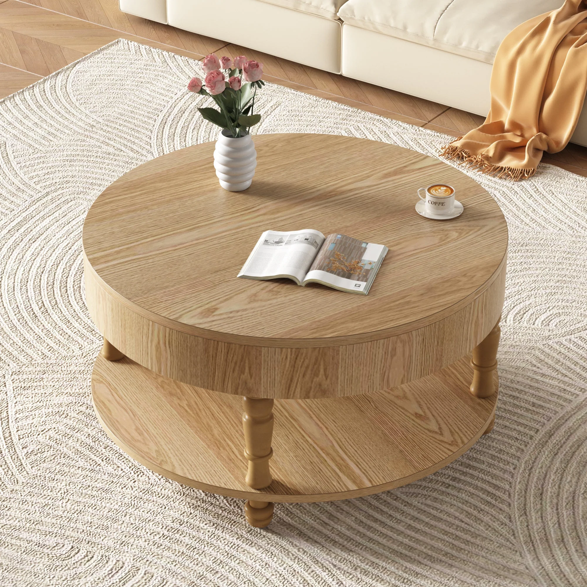 Coffee Table with Dual Storage for Living Room - Image 4