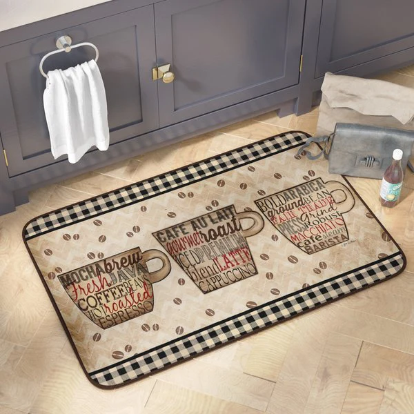 Coffee Words Antifatigue Kitchen Mats - Image 2