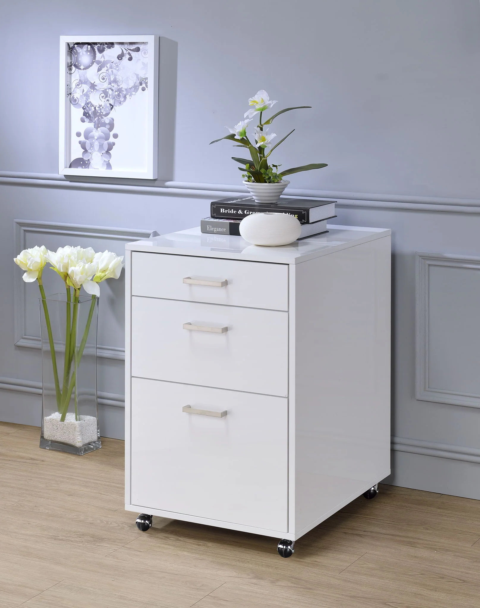 Coleen - High Gloss Cabinet - Image 2