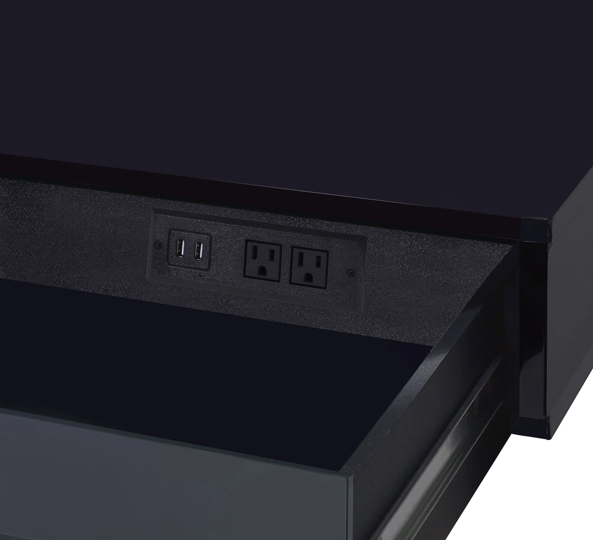 Coleen - High Gloss Writing Desk With USB - Image 8