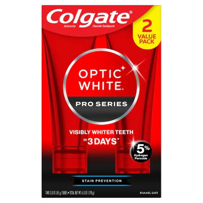 Colgate Pro Series Stain Prevention Hydrogen PeroxideToothpaste 3oz/2pk - Missing Box - Image 10
