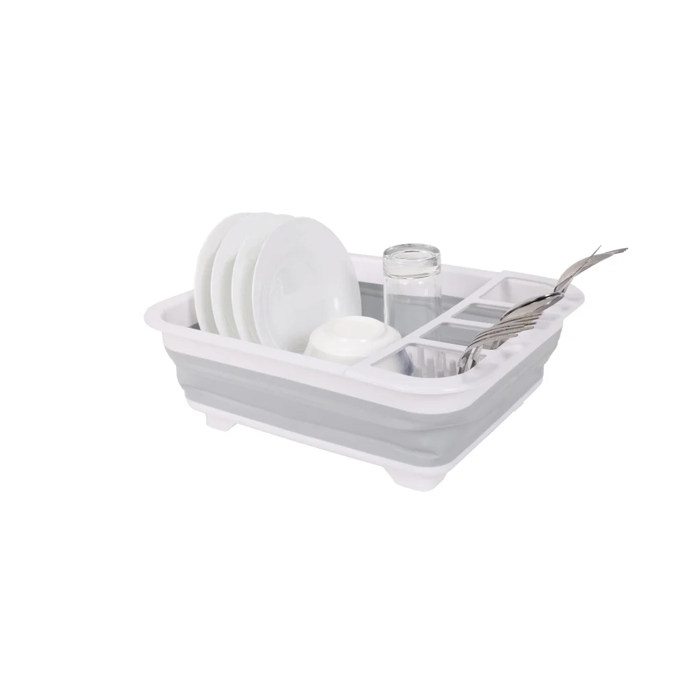 Collapsible Plastic Dish Rack - 3 Colors - Image 12