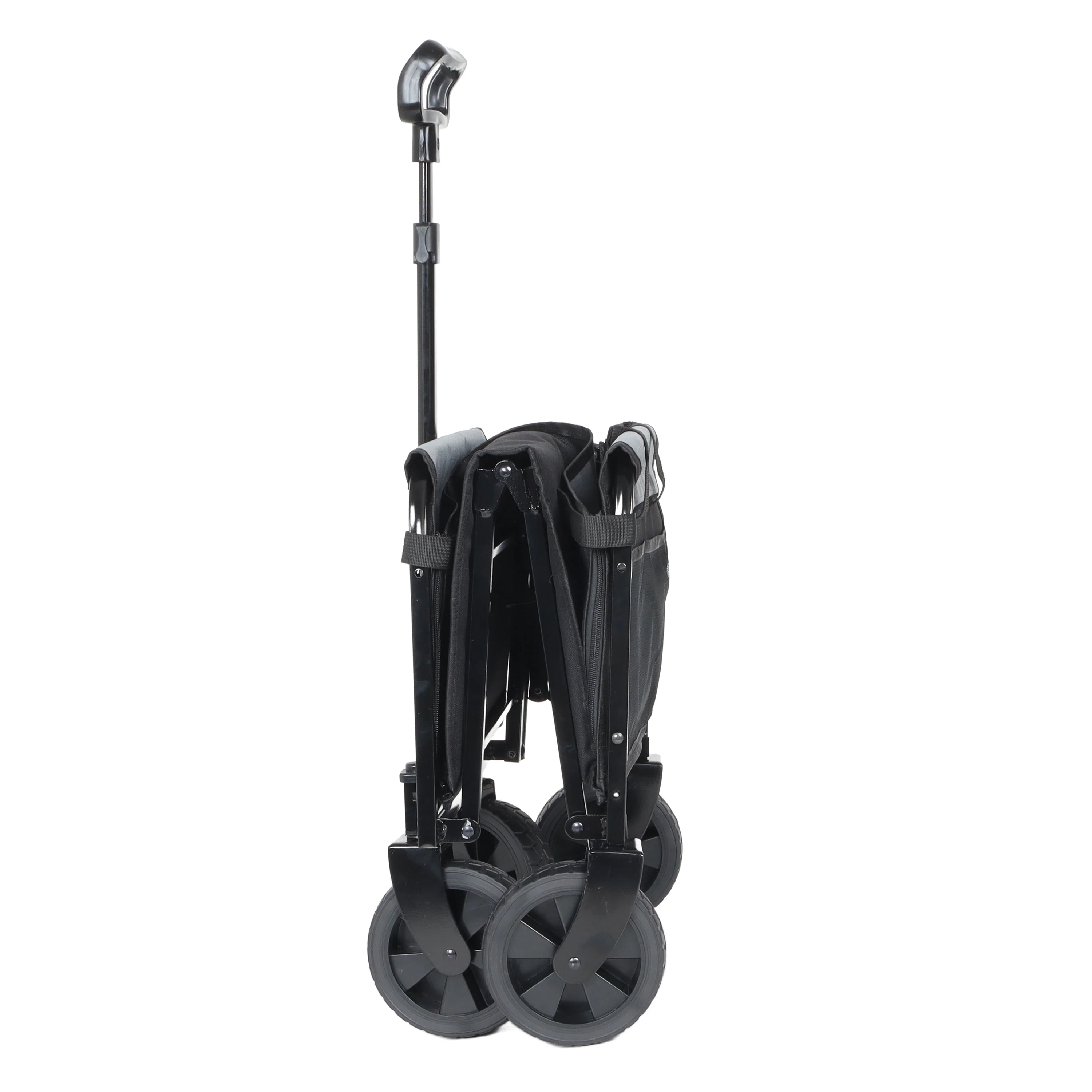 Collapsible Wagon with Wheels - 3 in 1 Lightweight Utility Camping Wagons Carts Foldable (Black) - Image 11