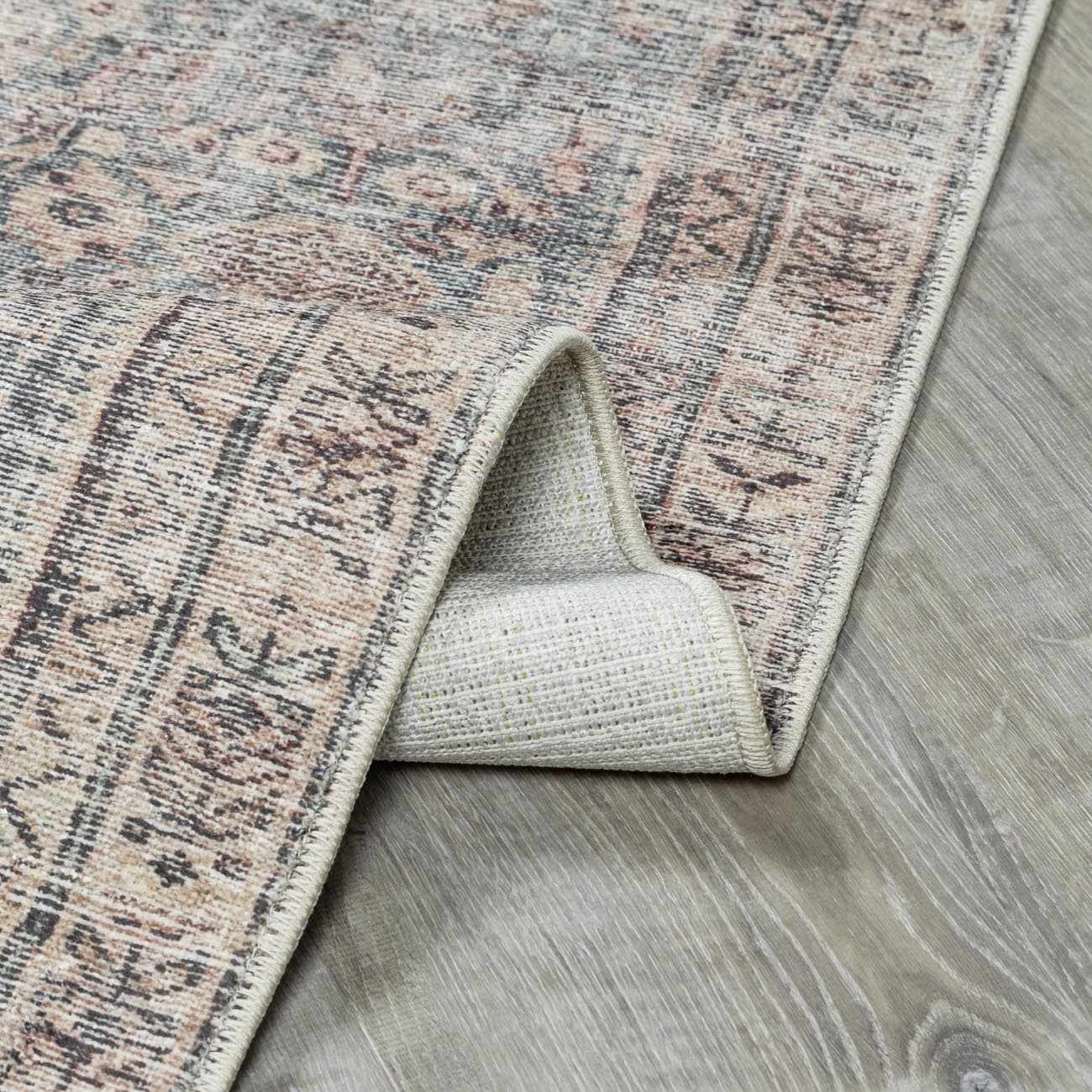 Collins Avenue III Vintage Damask Area Rug - Image 6