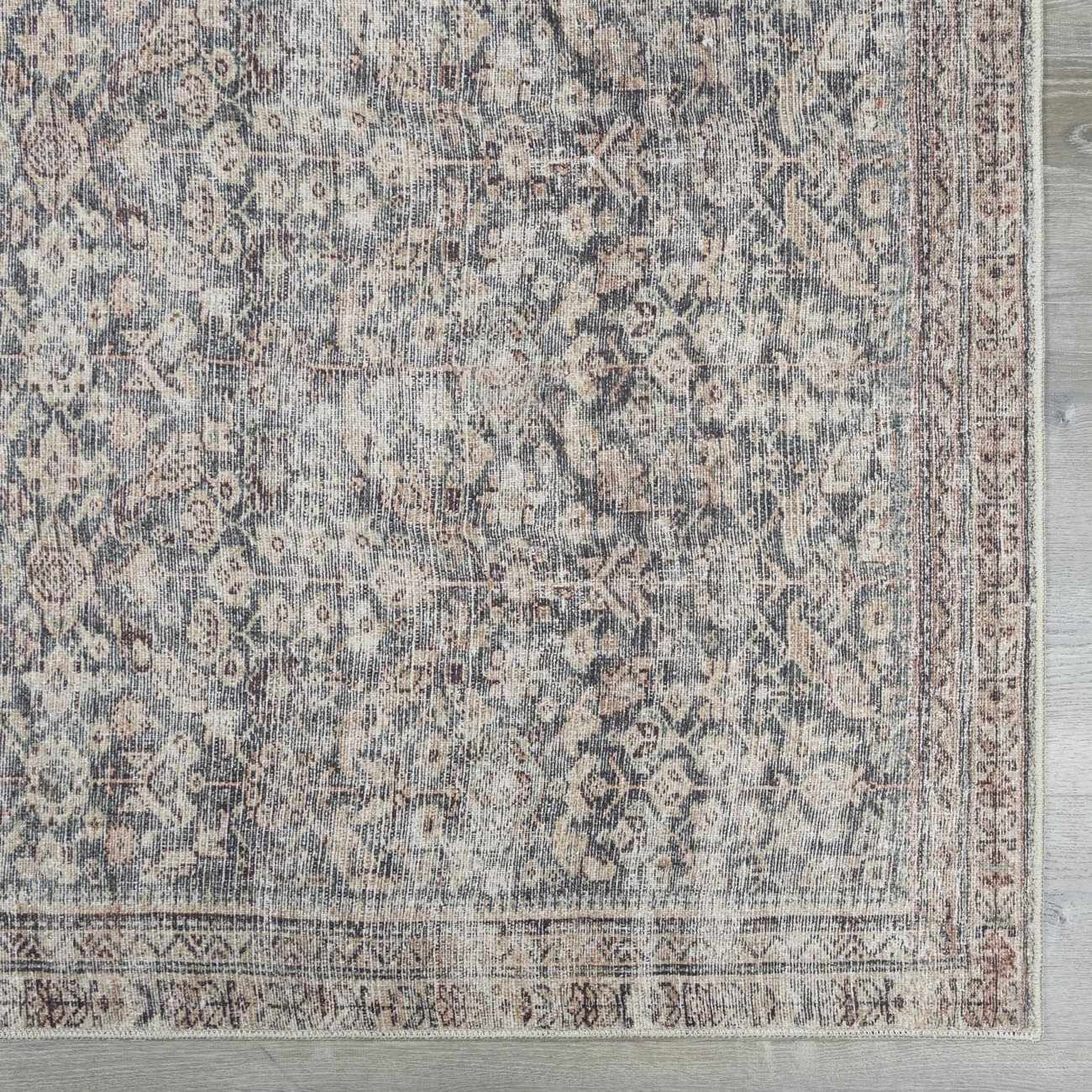 Collins Avenue III Vintage Damask Area Rug - Image 7