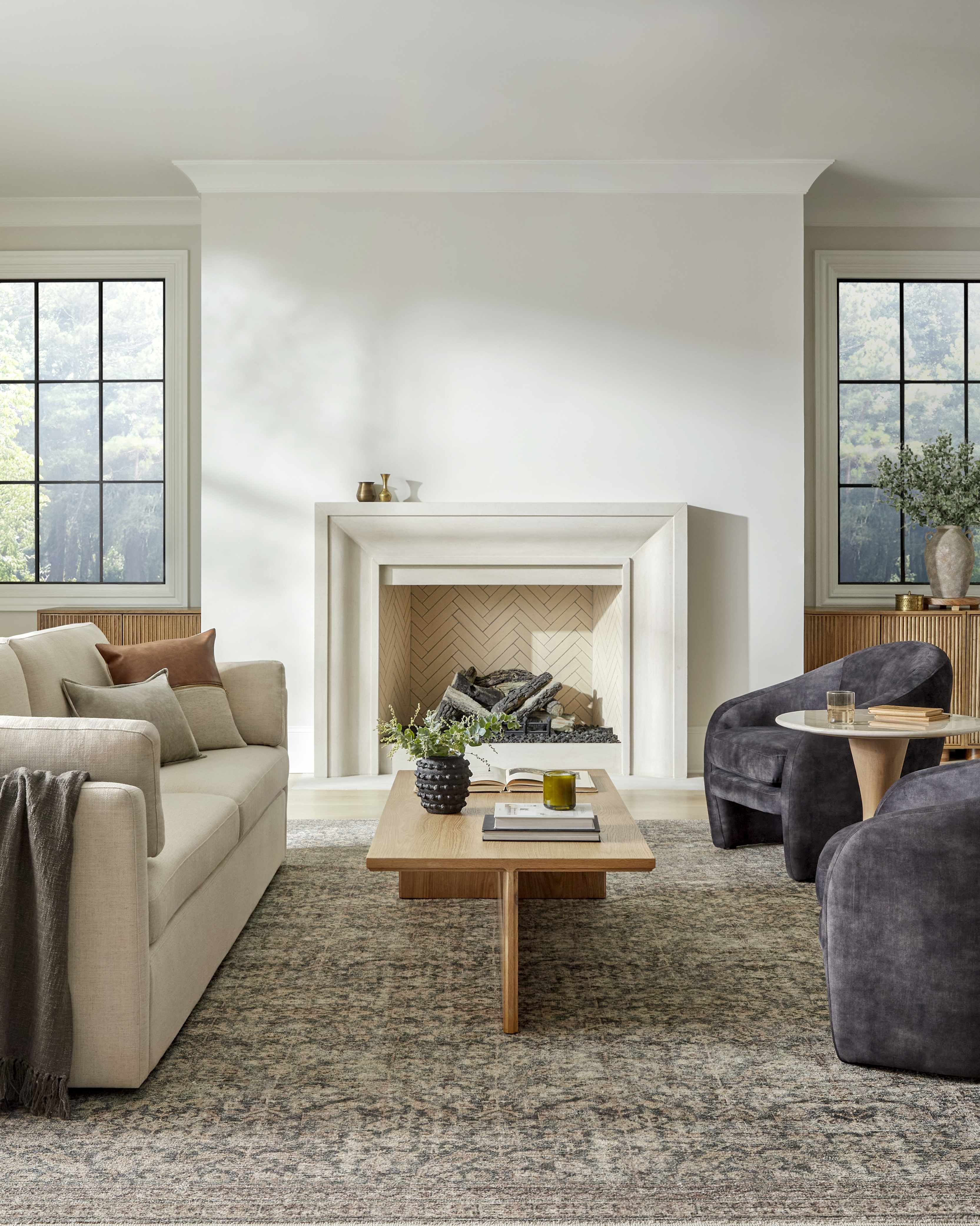 Collins Avenue III Vintage Damask Area Rug - Image 8