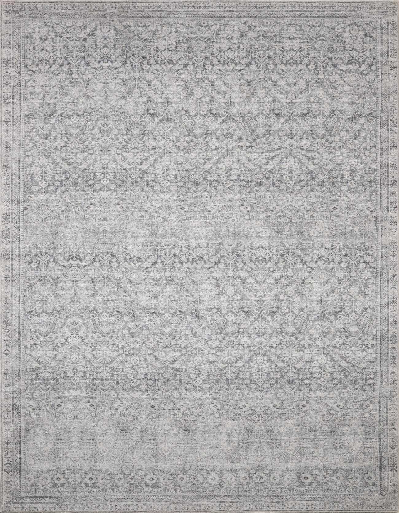 Collins Avenue IV Vintage Damask Area Rug