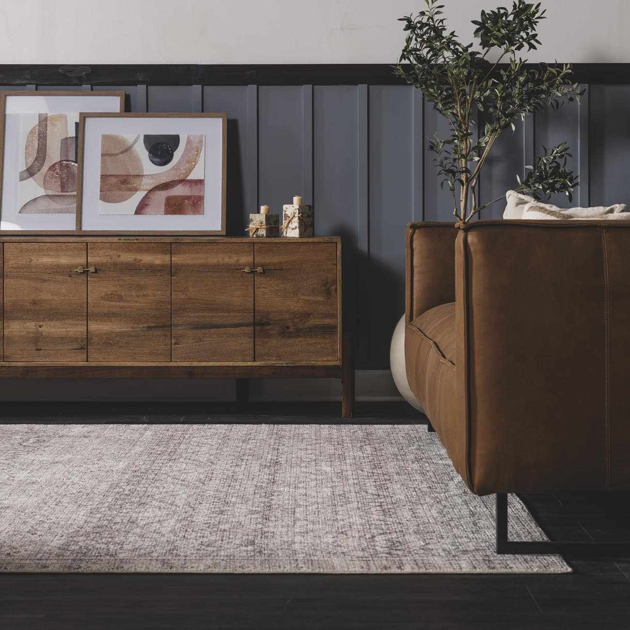 Collins Avenue IV Vintage Damask Area Rug - Image 8