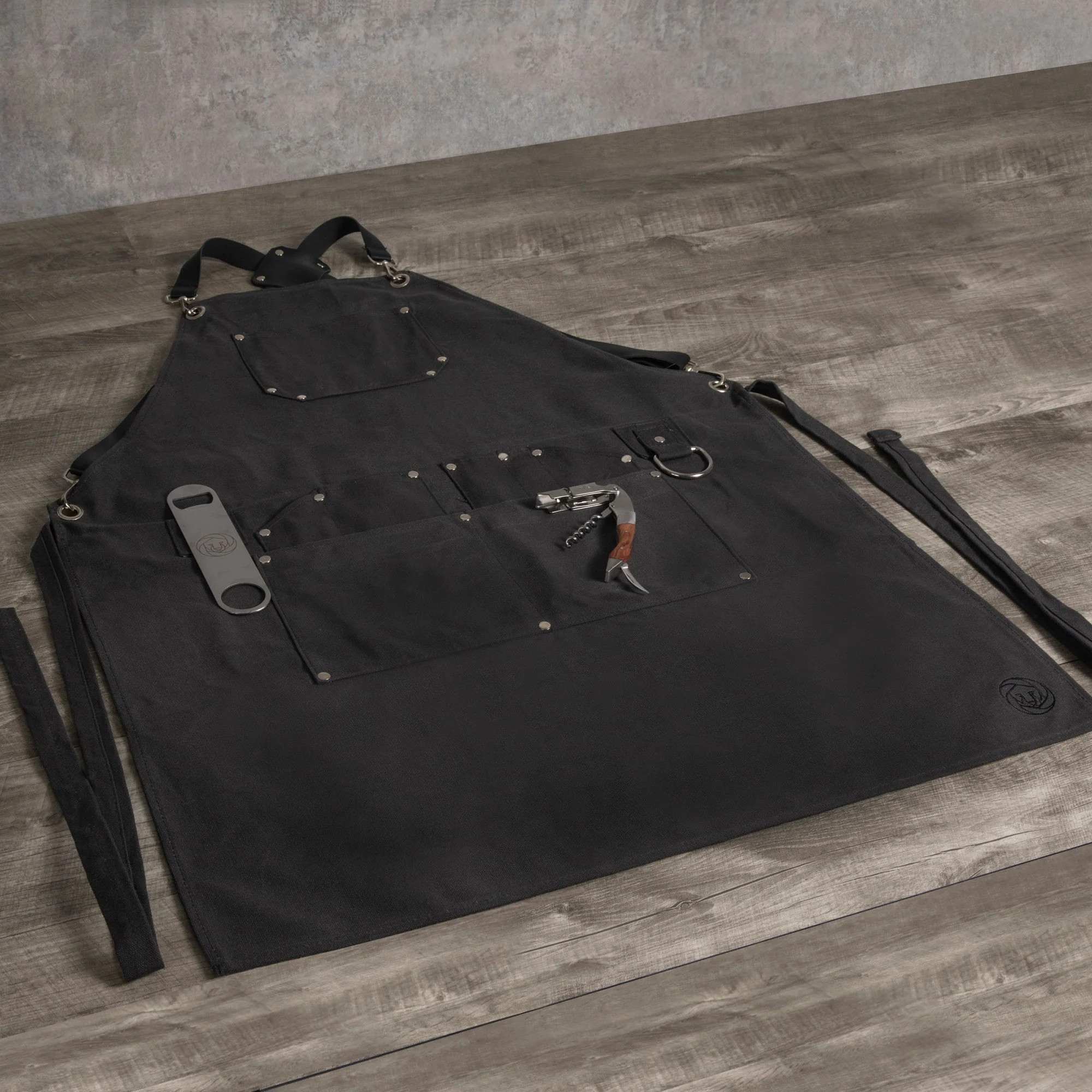 Collins Waxed Canvas Mixologist Apron - Image 2