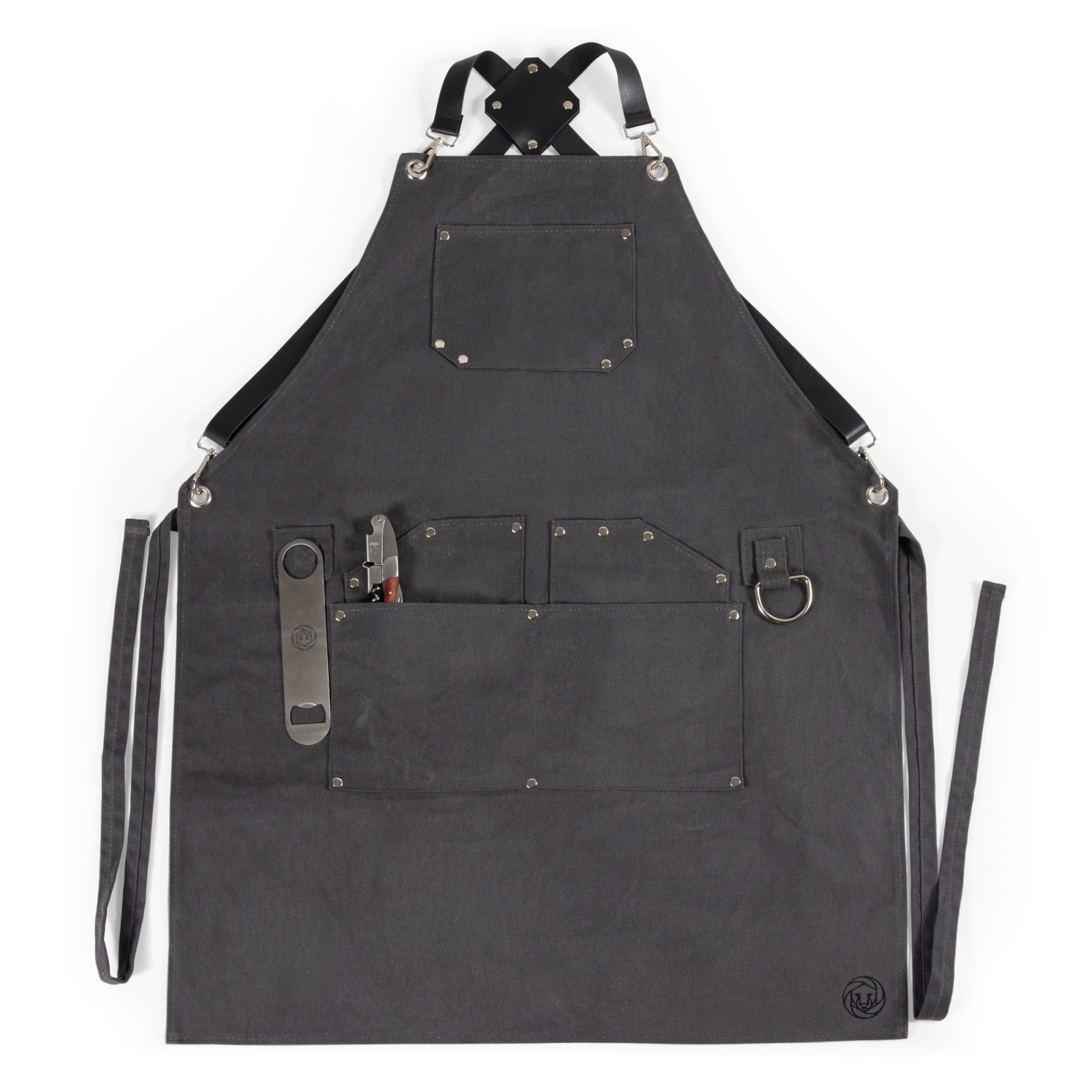 Collins Waxed Canvas Mixologist Apron - Image 3