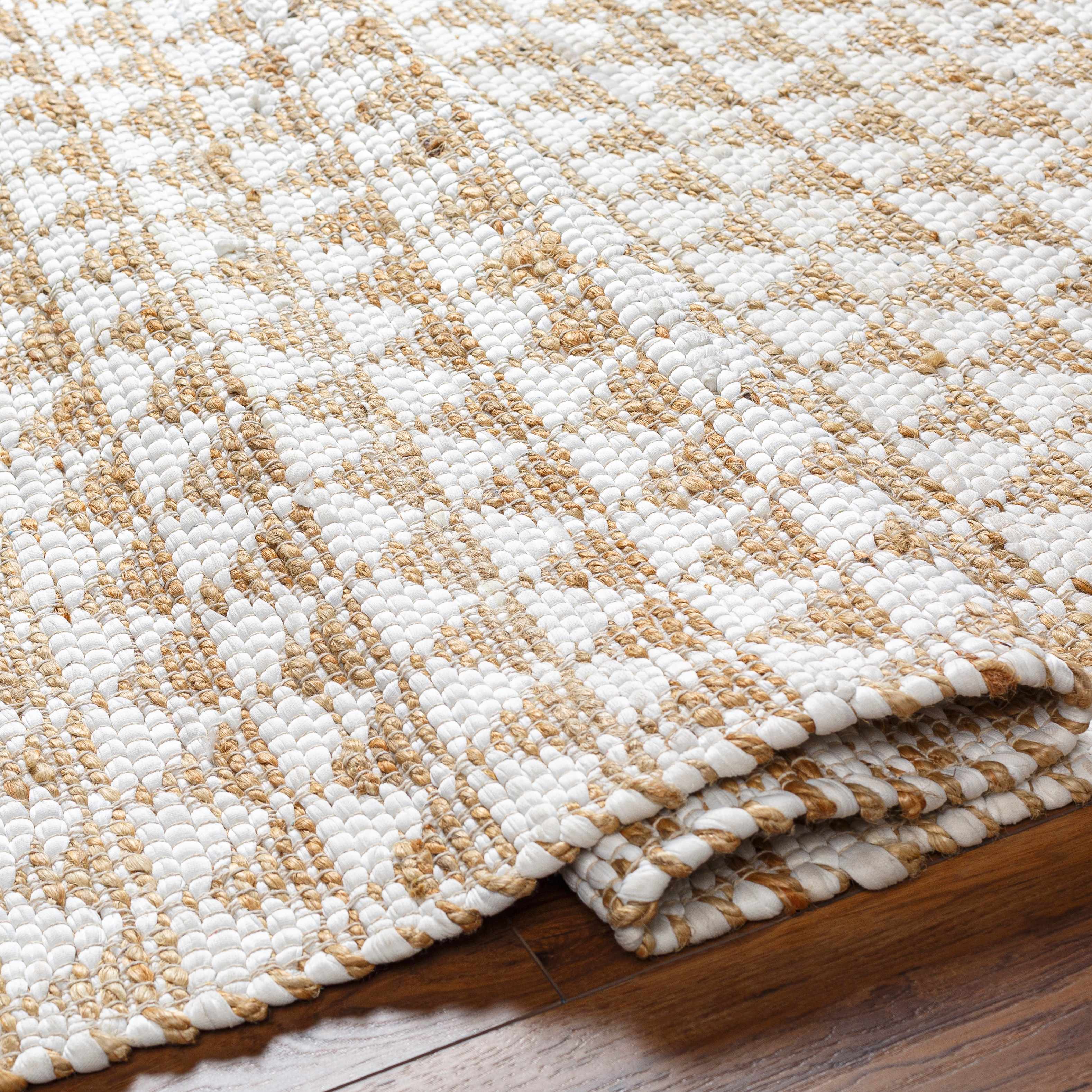 Colm Recycled White Jean Rug - Image 3