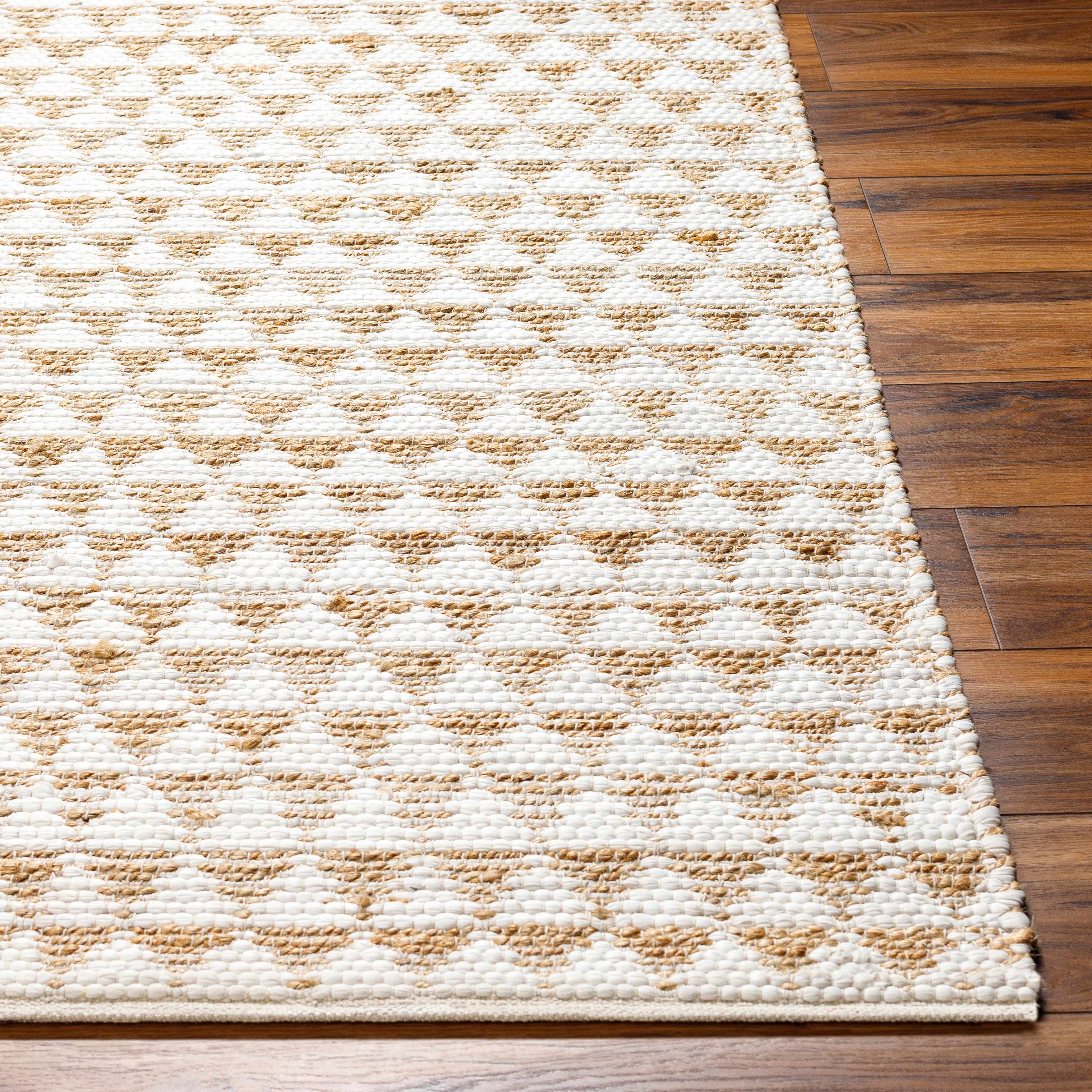 Colm Recycled White Jean Rug - Image 4
