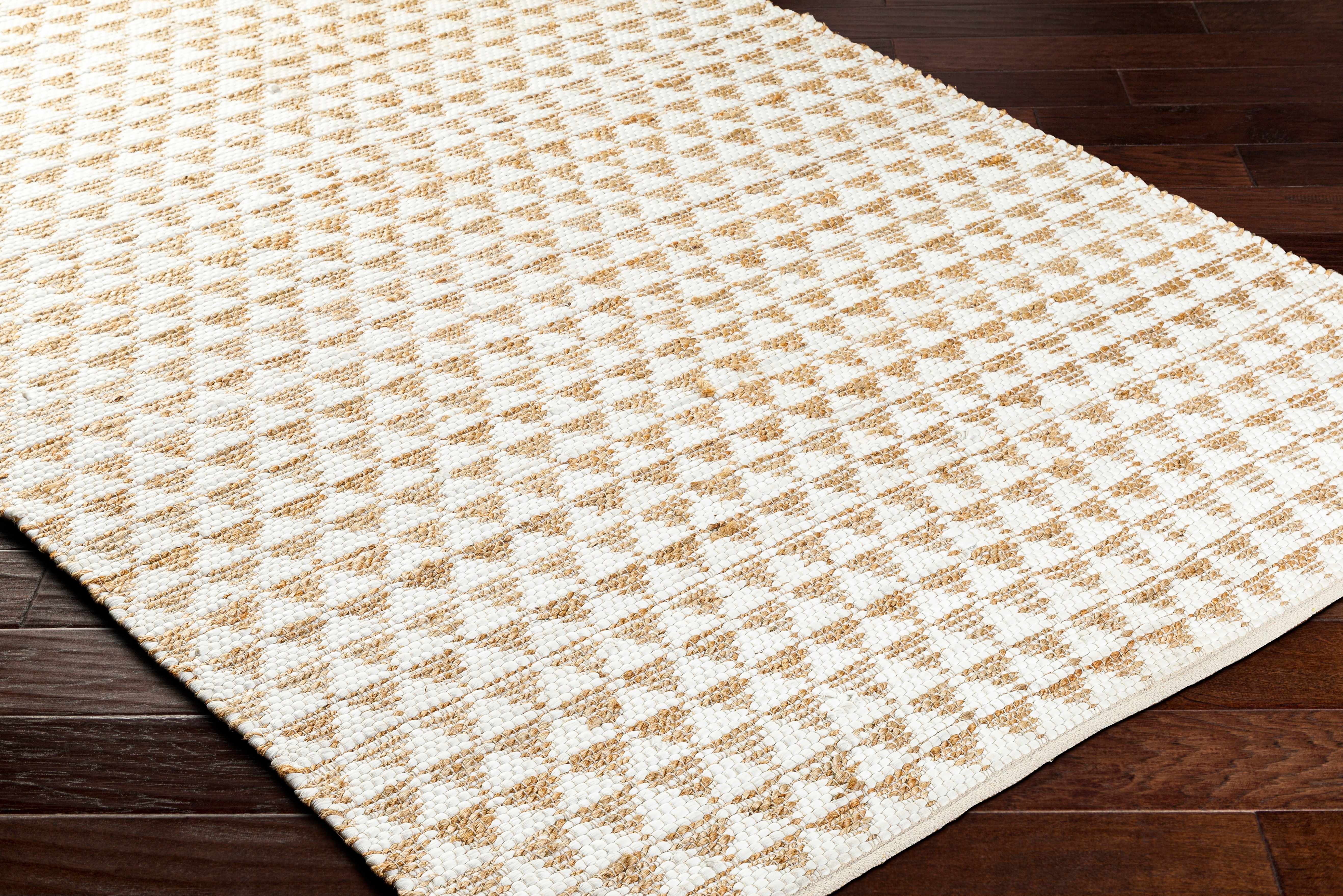 Colm Recycled White Jean Rug - Image 6