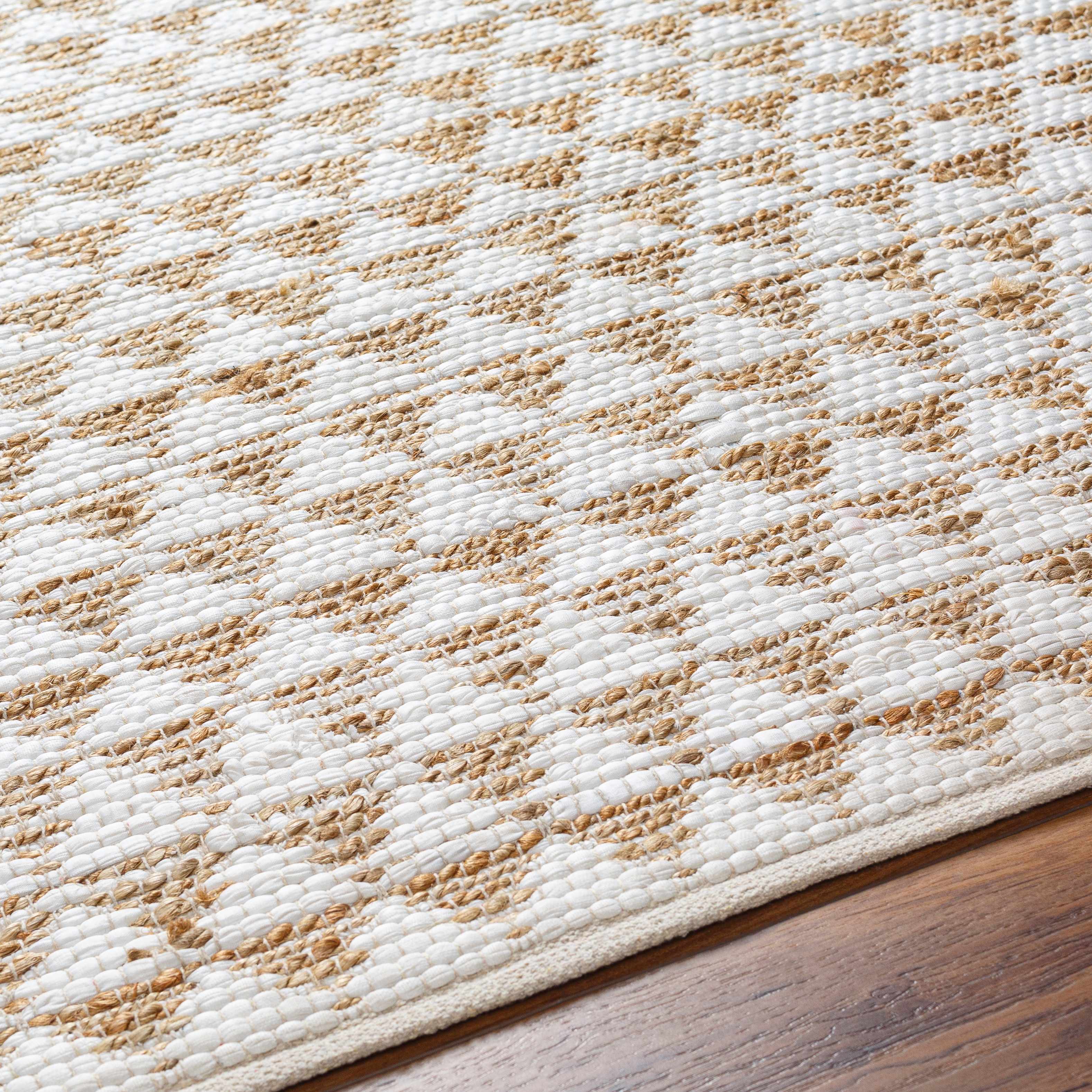 Colm Recycled White Jean Rug - Image 7