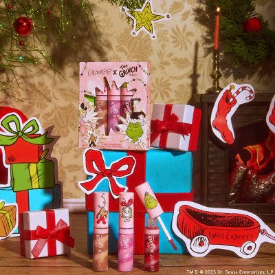 ColourPop x How the Grinch Stole Christmas Lip Gloss Trio Merry Grinchmas 0.048oz - Imperfect Box - Image 6