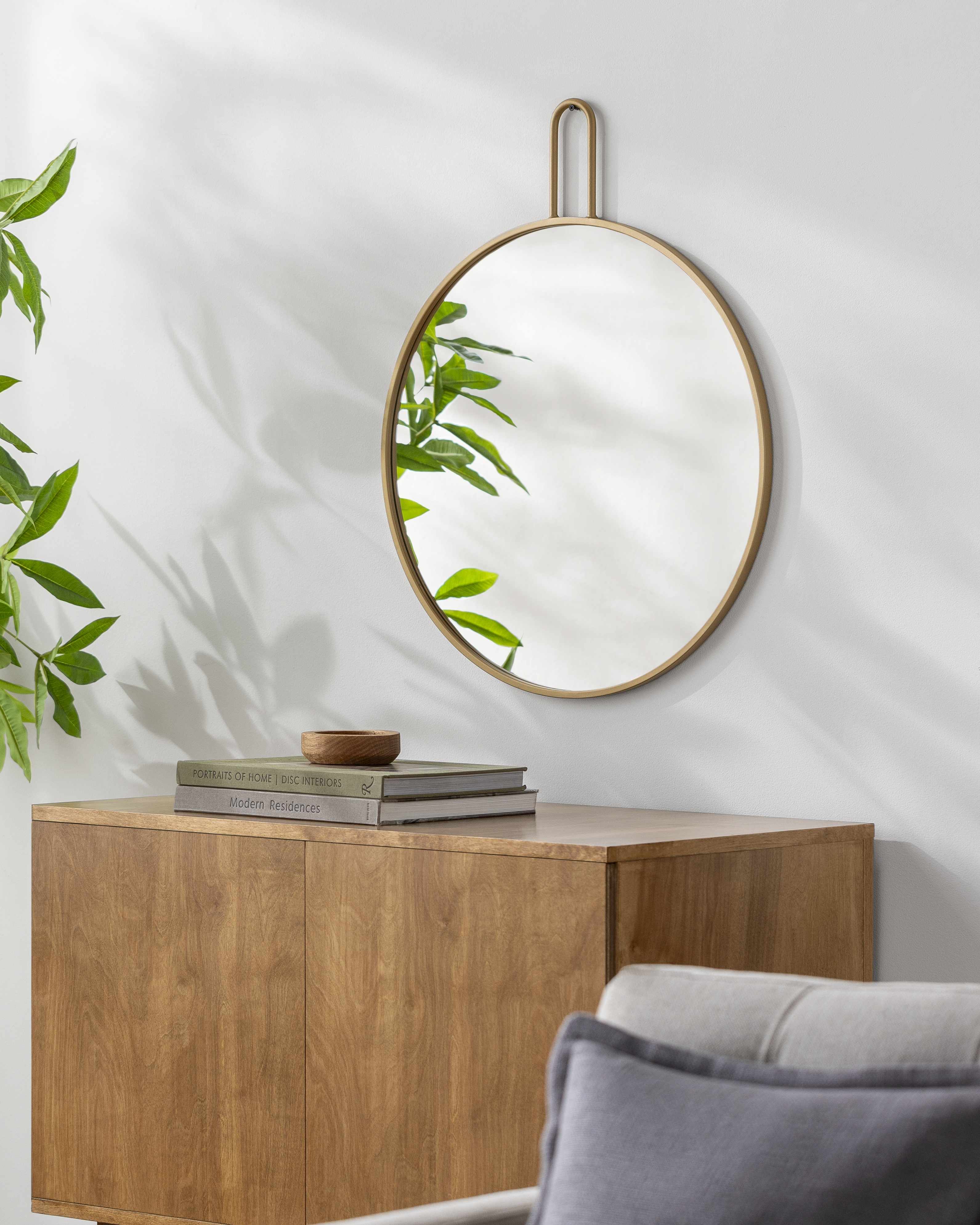 Comaltepec Gold Frame Mirror - Image 7