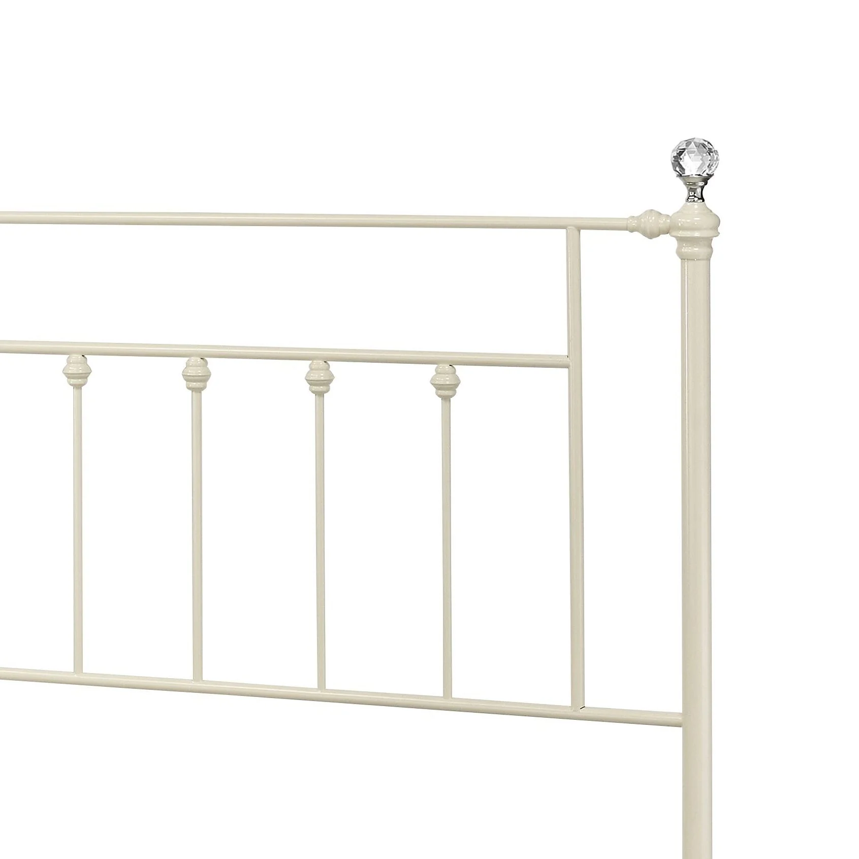Comet White Finish Full Bed - Image 5