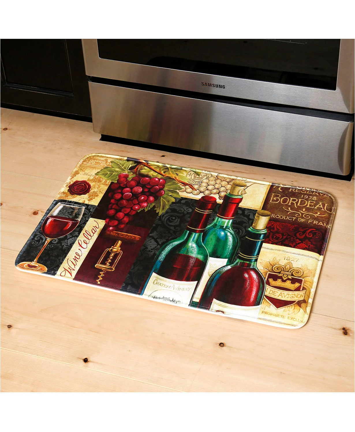 Comfort Cushion Anti-Fatigue Kitchen Mat (Wine Cellar) - Image 3