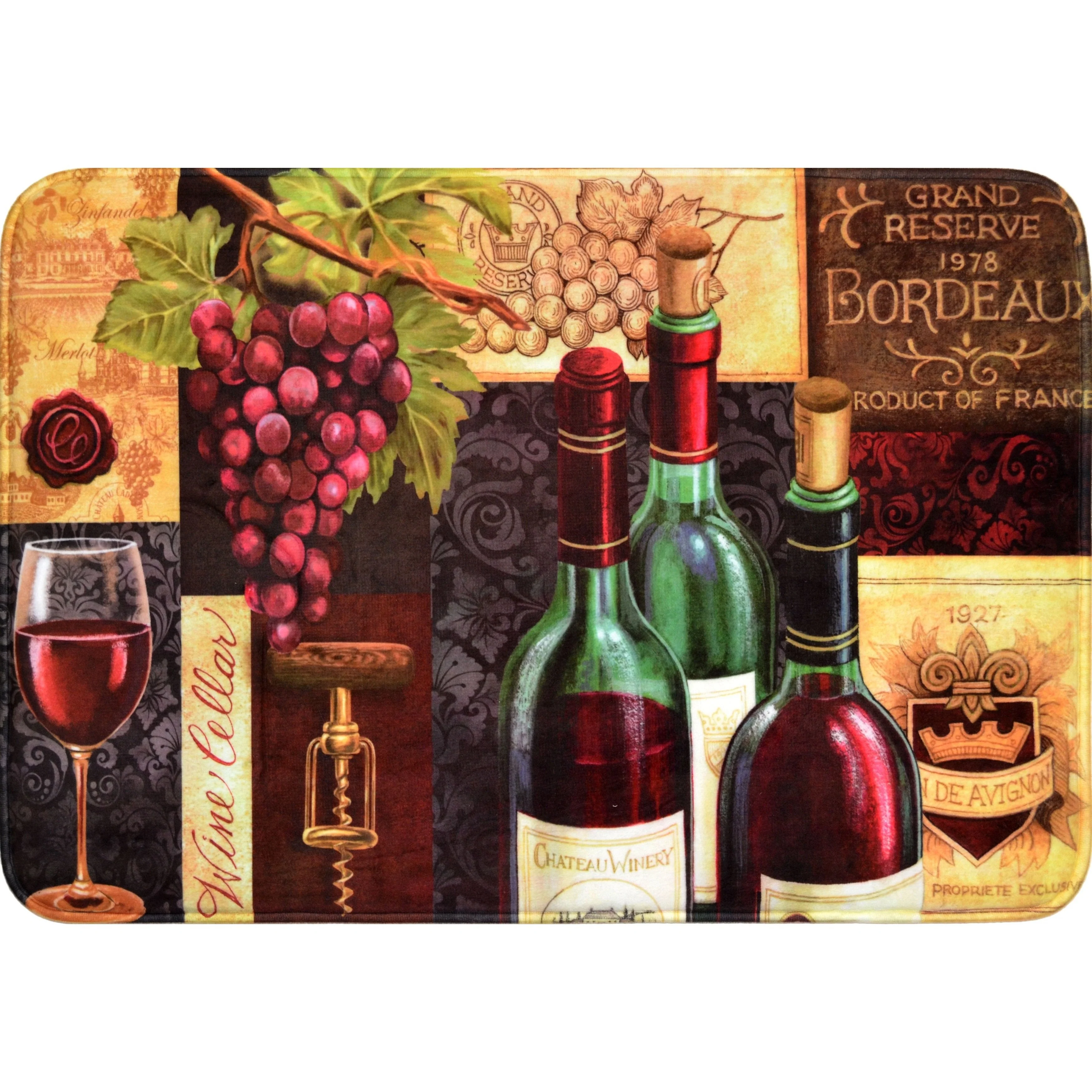 Comfort Cushion Anti-Fatigue Kitchen Mat (Wine Cellar) - Image 6