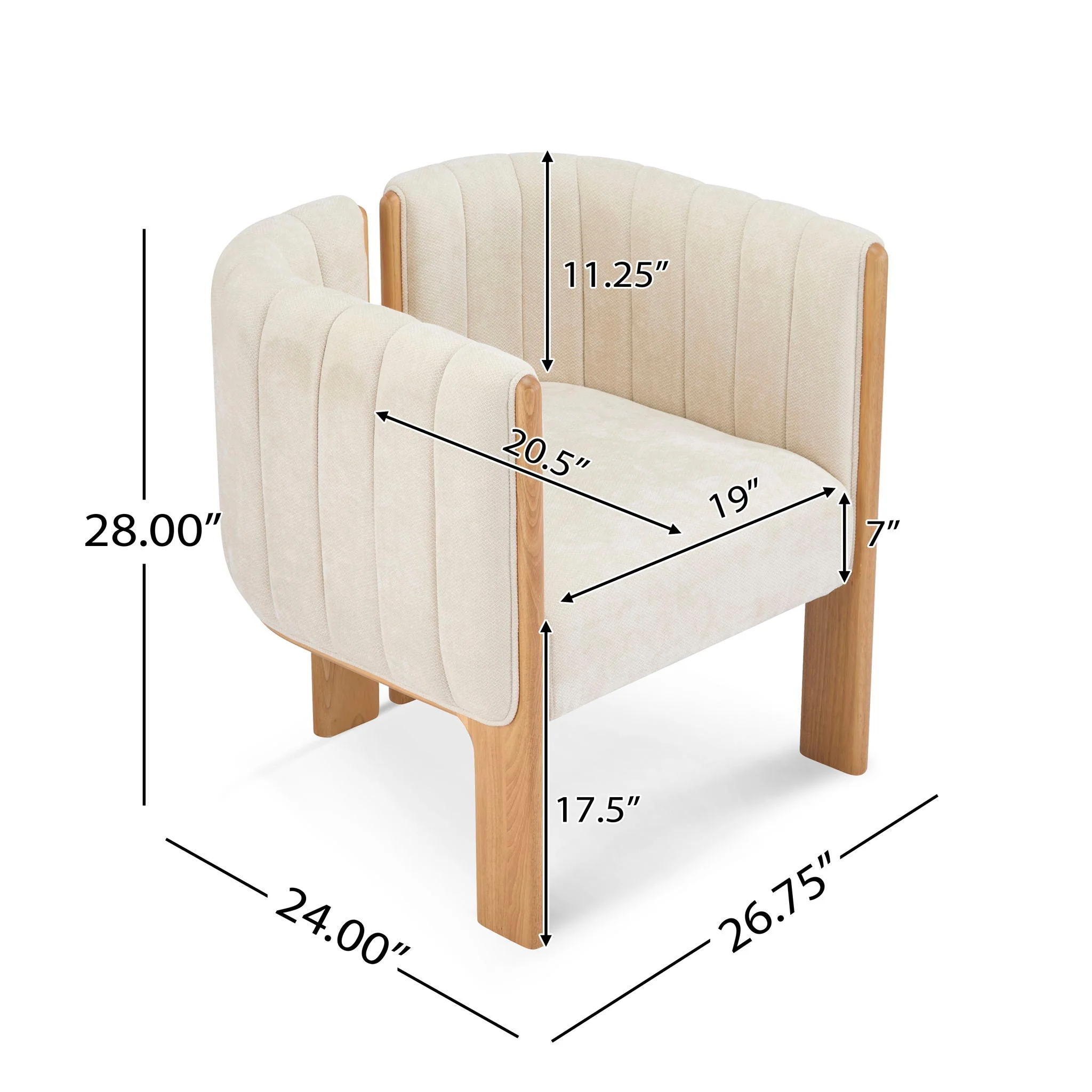 Comfort Stylish Seating Dining Chair - Image 6