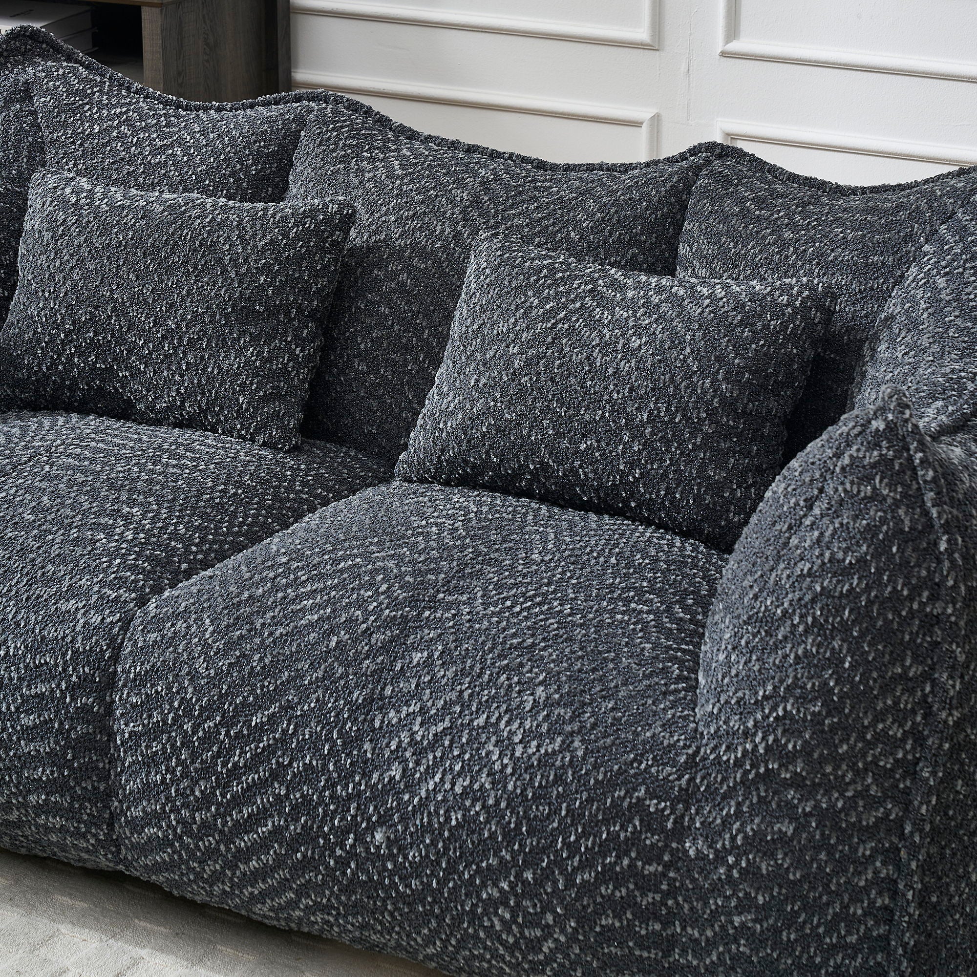 Comfortable Dual Beanbag Chair With High Resilience Foam Core For 2 People - Image 13