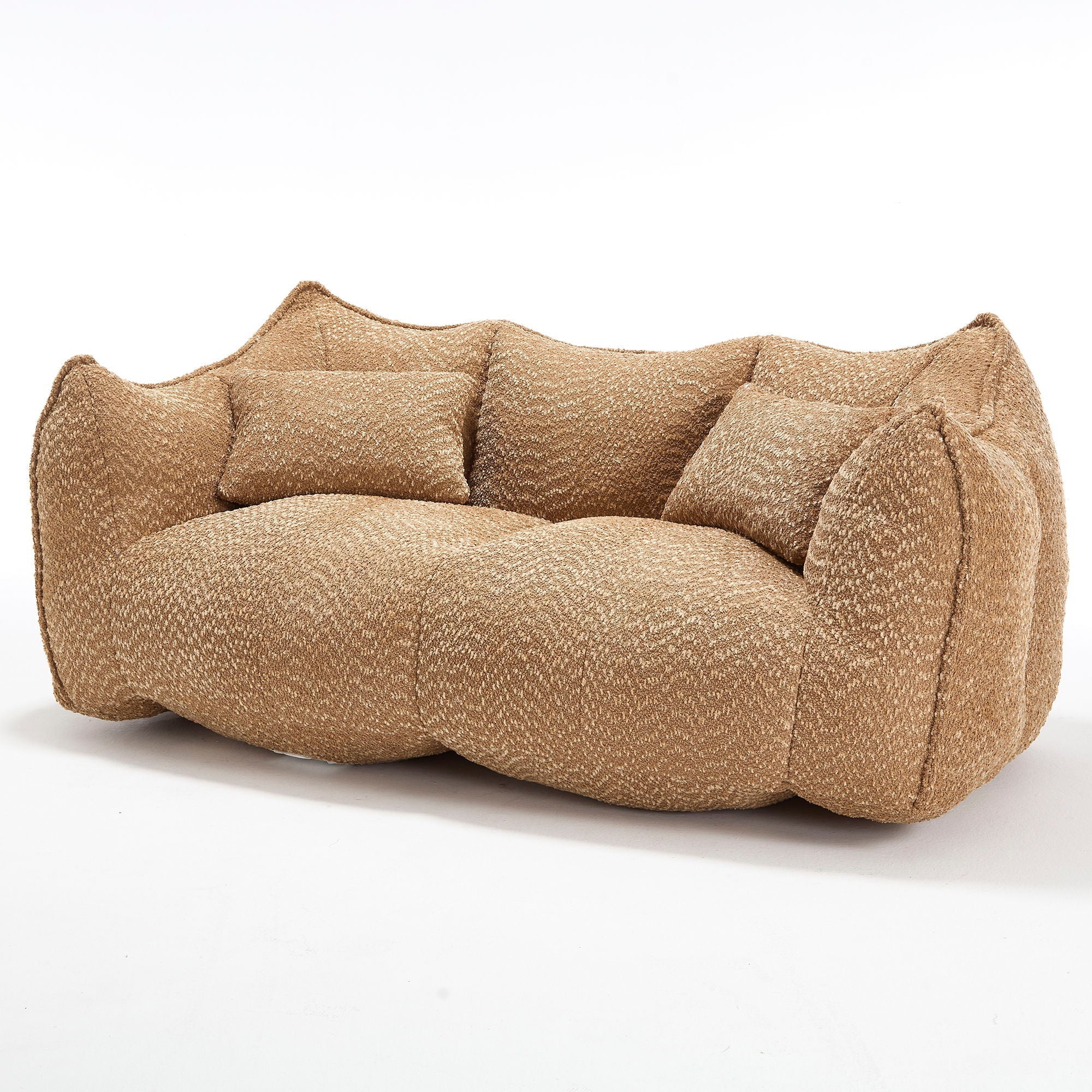 Comfortable Dual Beanbag Chair With High Resilience Foam Core For 2 People - Image 2