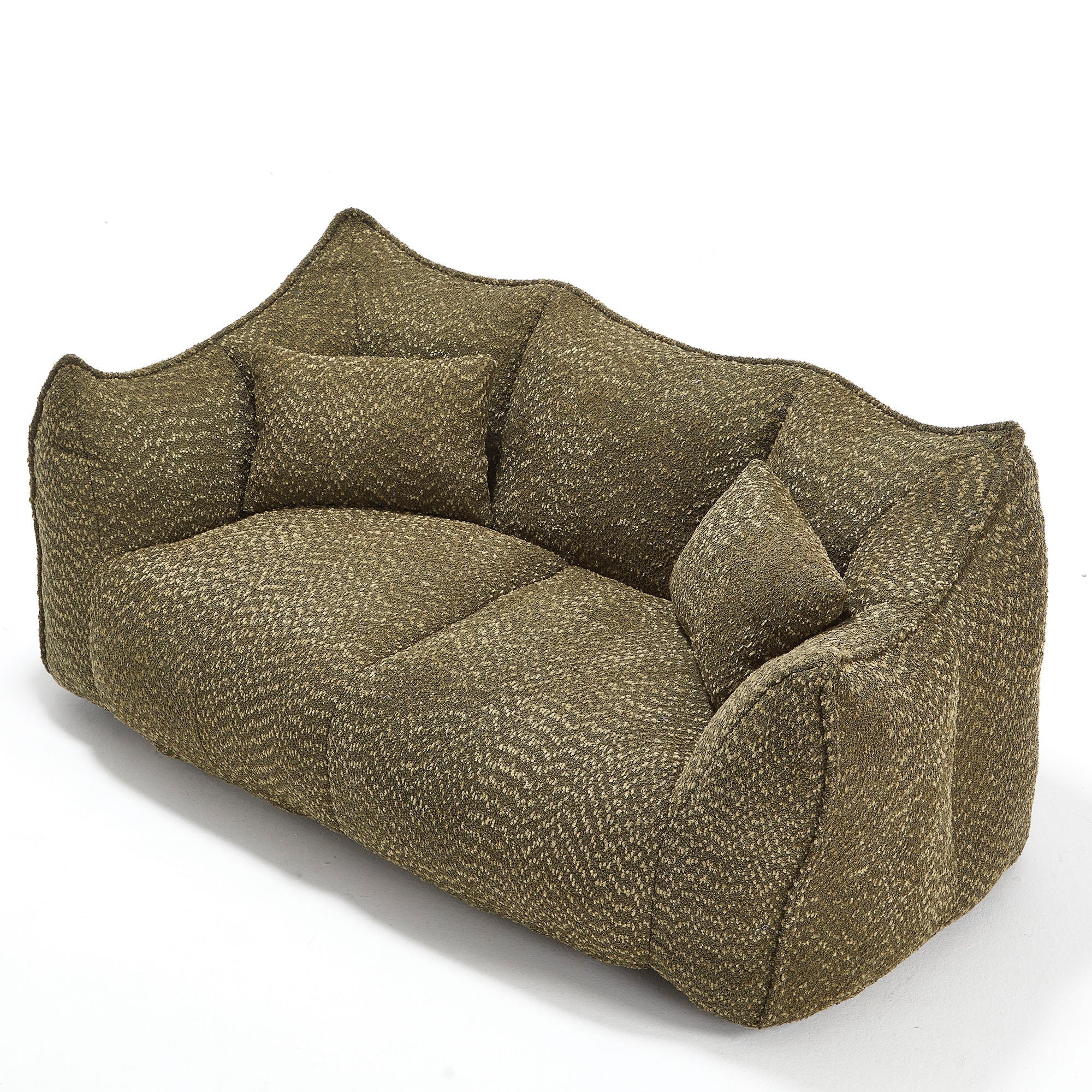 Comfortable Dual Beanbag Chair With High Resilience Foam Core For 2 People - Image 6