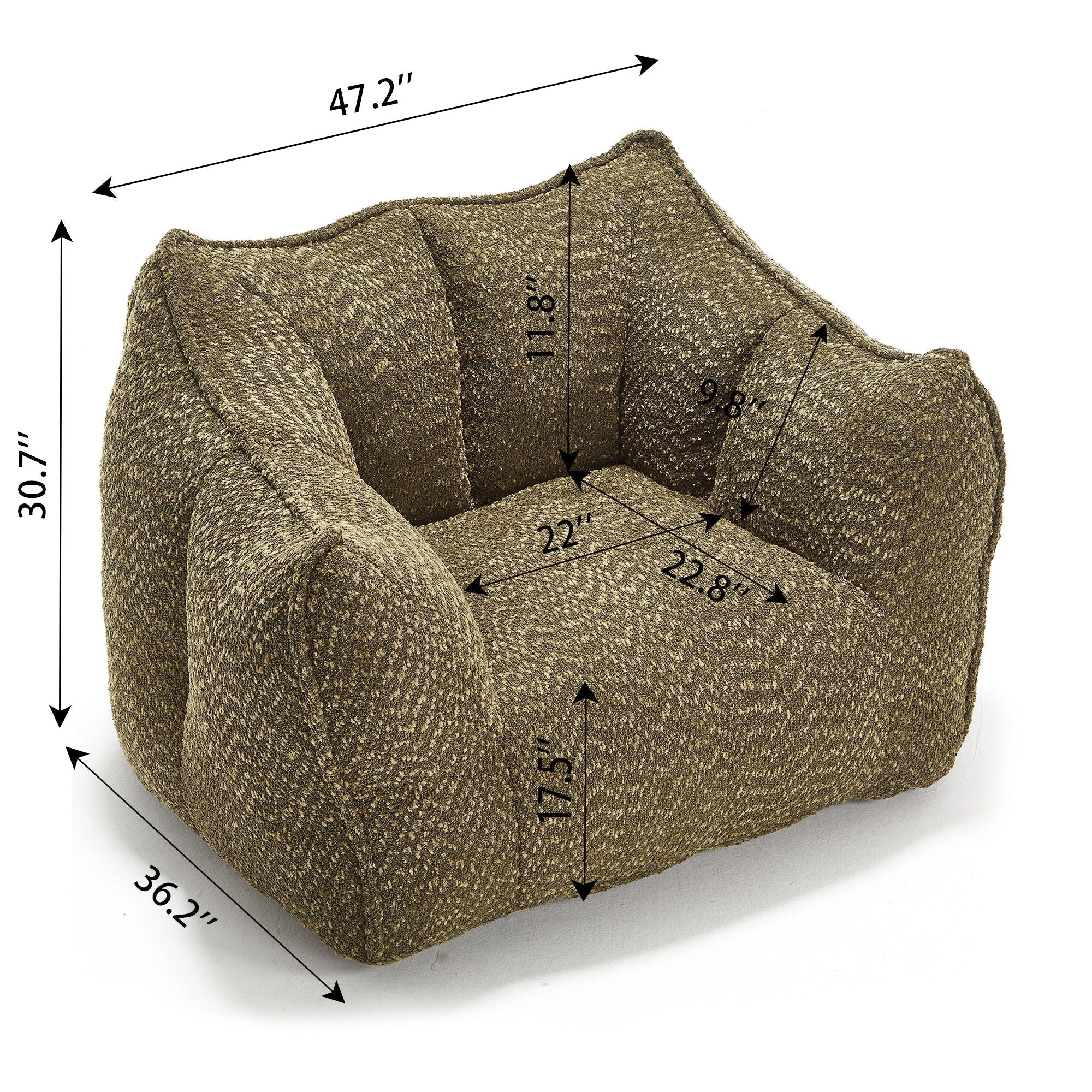 Comfortable Sofa Chairs With Highly Resilient Foam For Living Rooms And Bedrooms - Image 23