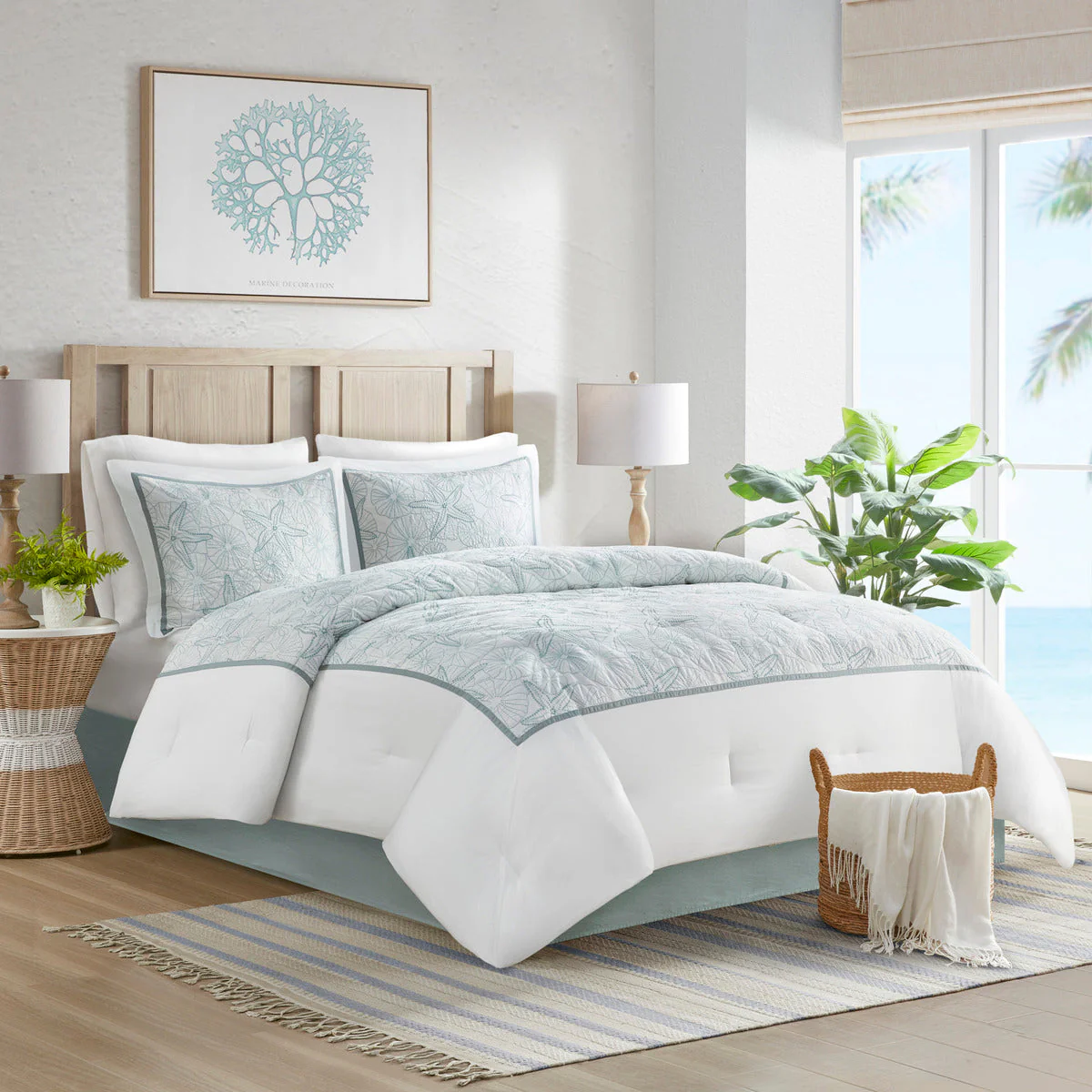Comforter Set White King - Image 17