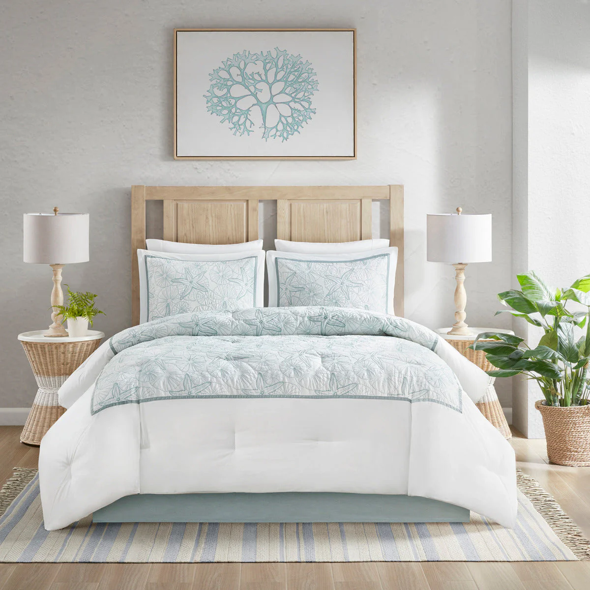 Comforter Set White King - Image 2