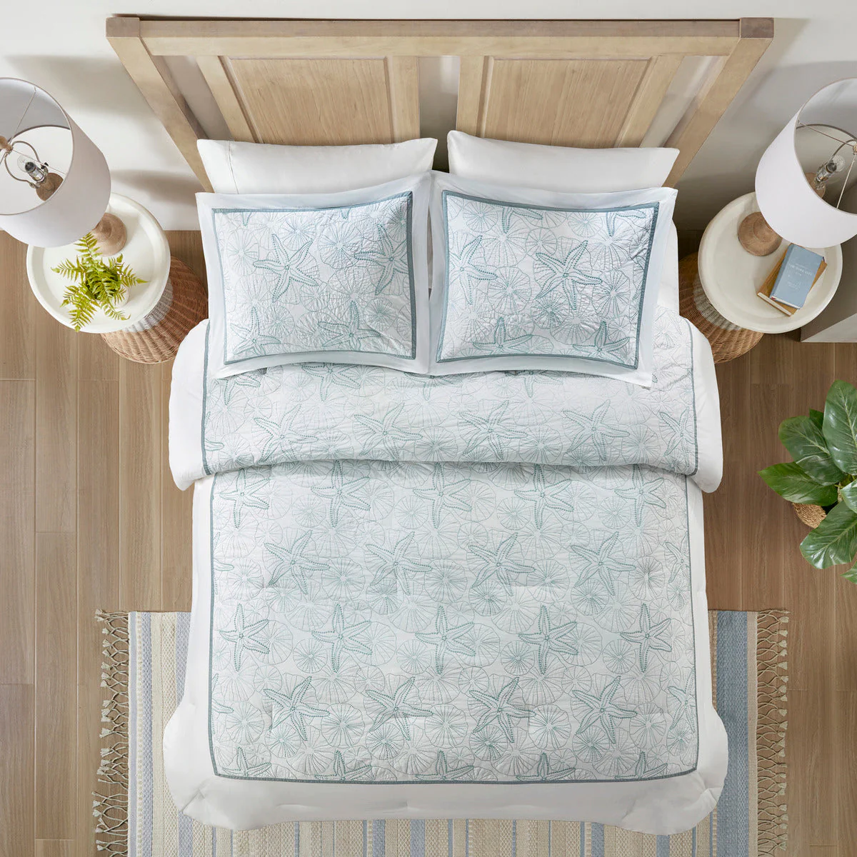 Comforter Set White King - Image 4