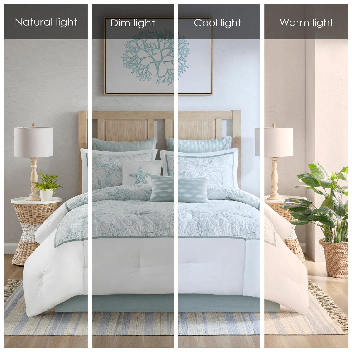 Comforter Set White King - Image 7
