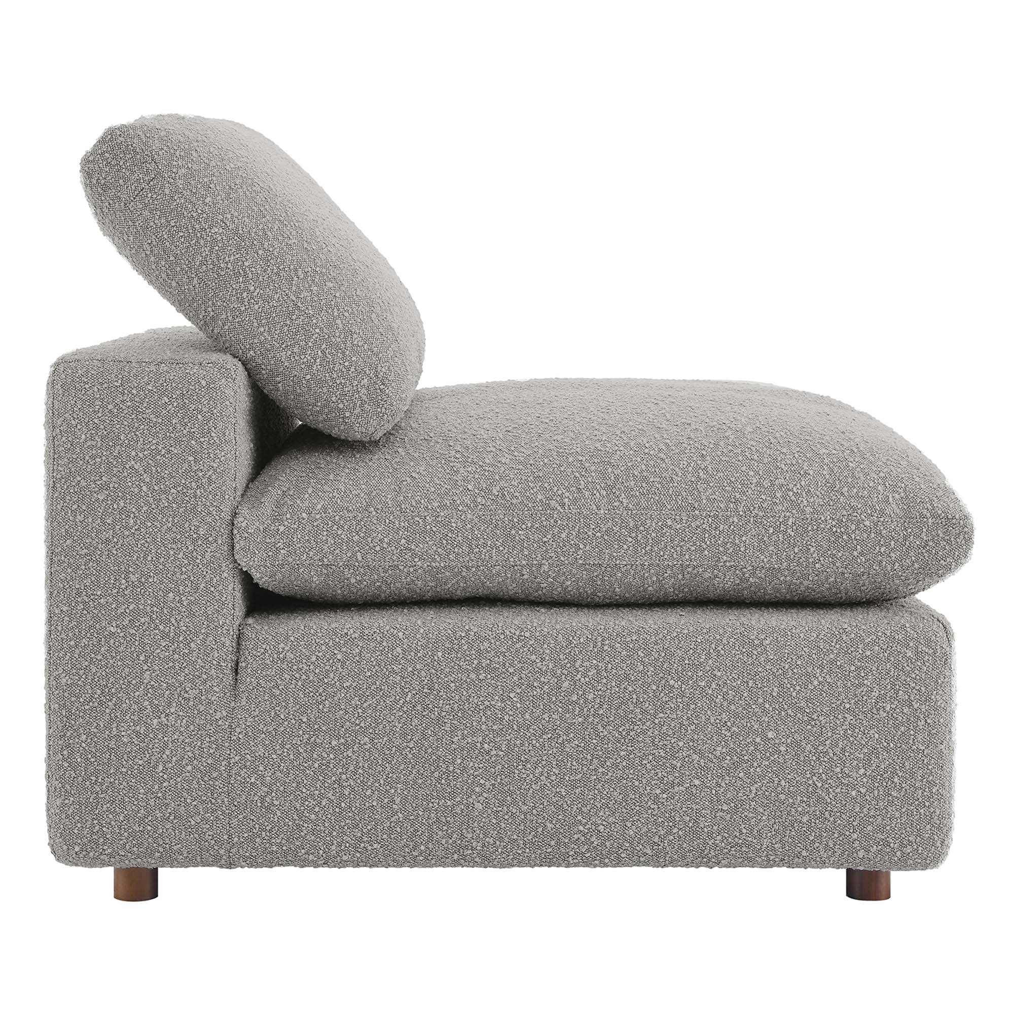 Commix Down Filled Overstuffed Boucle Fabric Armless Chair by Modway - Image 14