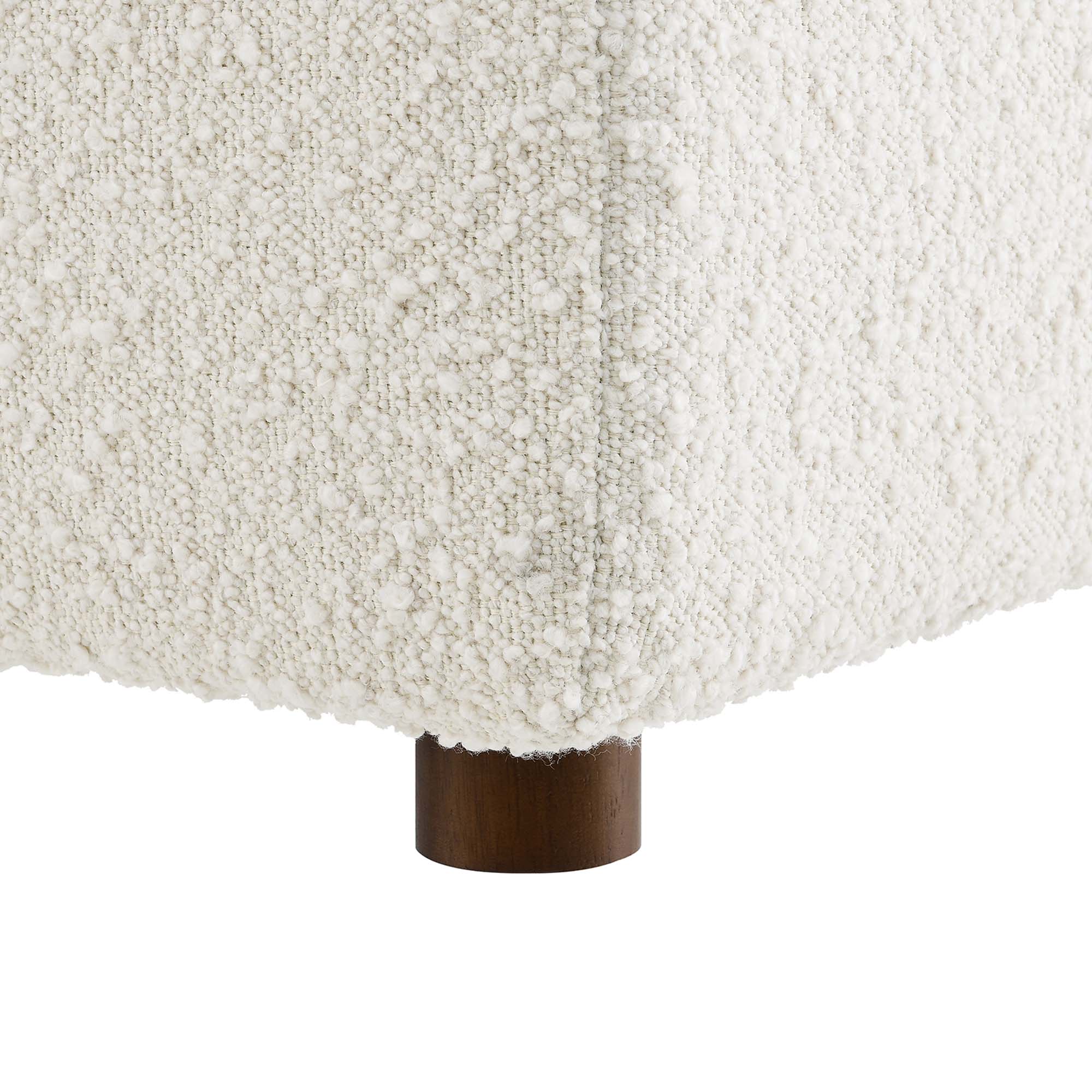 Commix Down Filled Overstuffed Boucle Fabric Armless Chair by Modway - Image 7