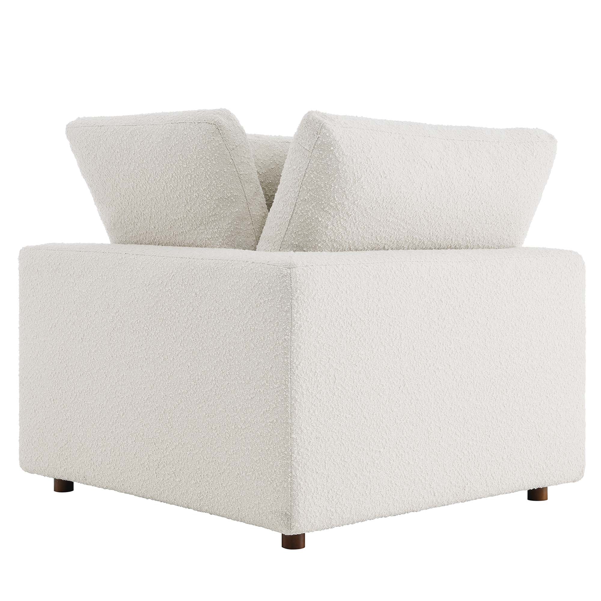 Commix Down Filled Overstuffed Boucle Fabric Corner Chair by Modway - Image 12
