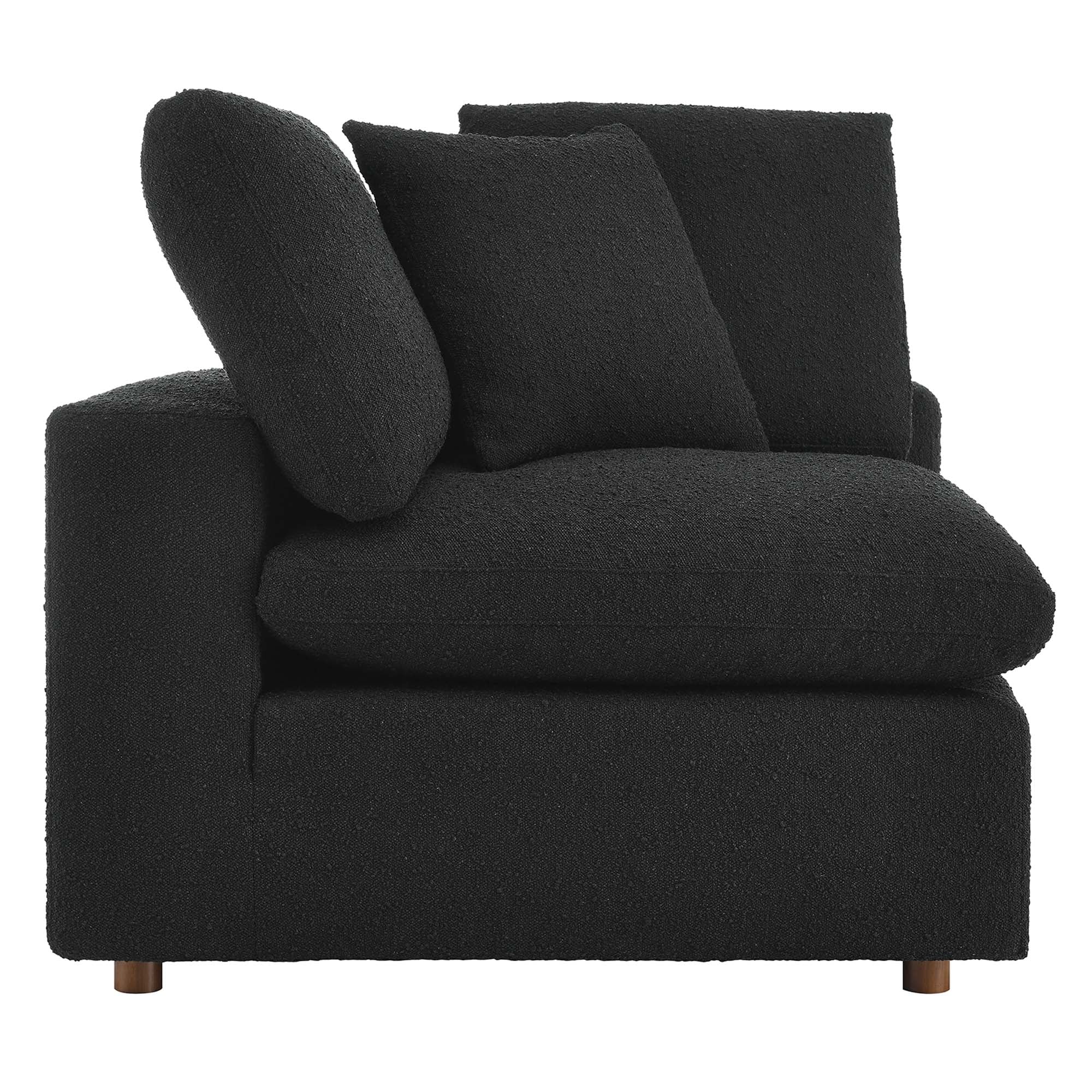 Commix Down Filled Overstuffed Boucle Fabric Corner Chair by Modway - Image 15