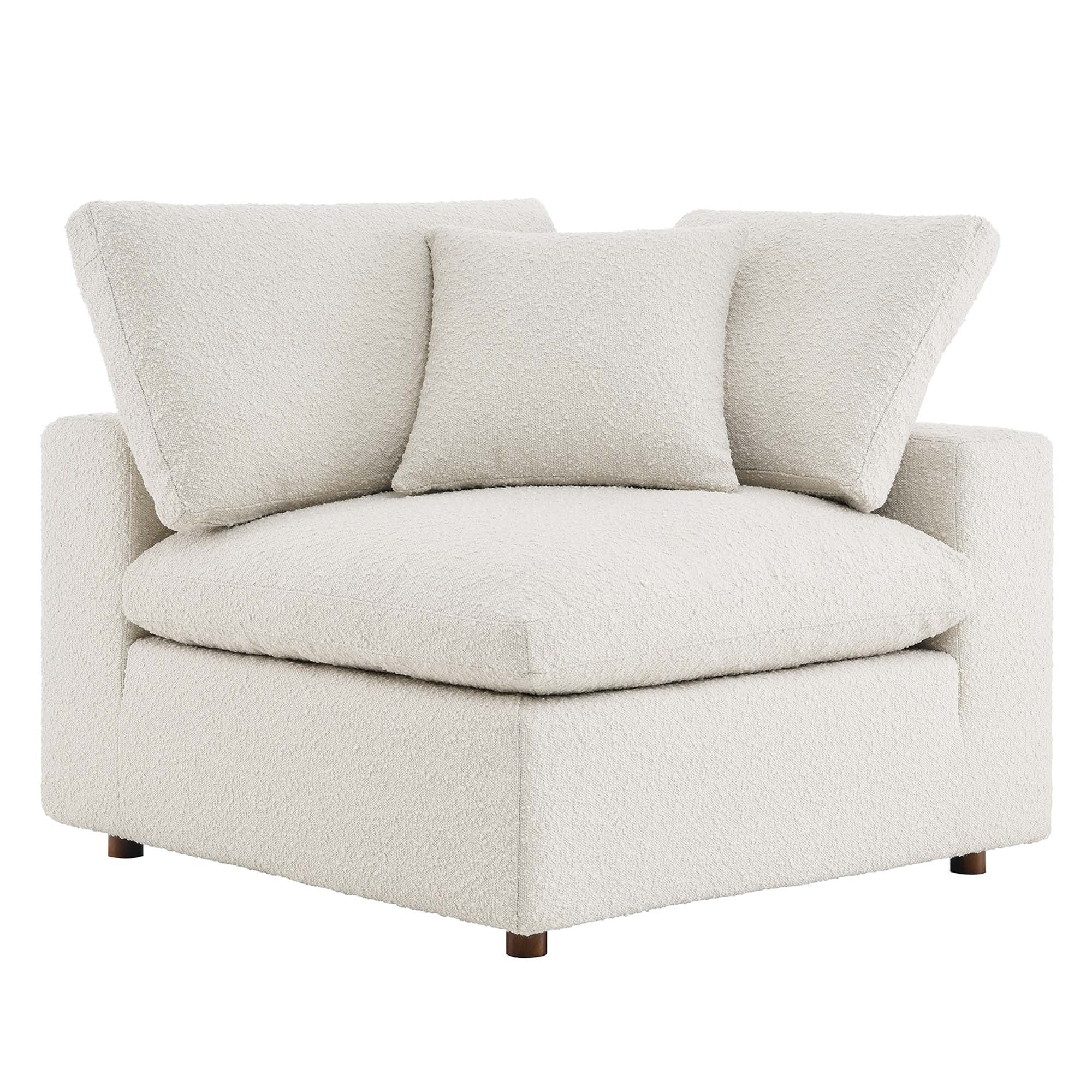 Commix Down Filled Overstuffed Boucle Fabric Corner Chair by Modway - Image 20