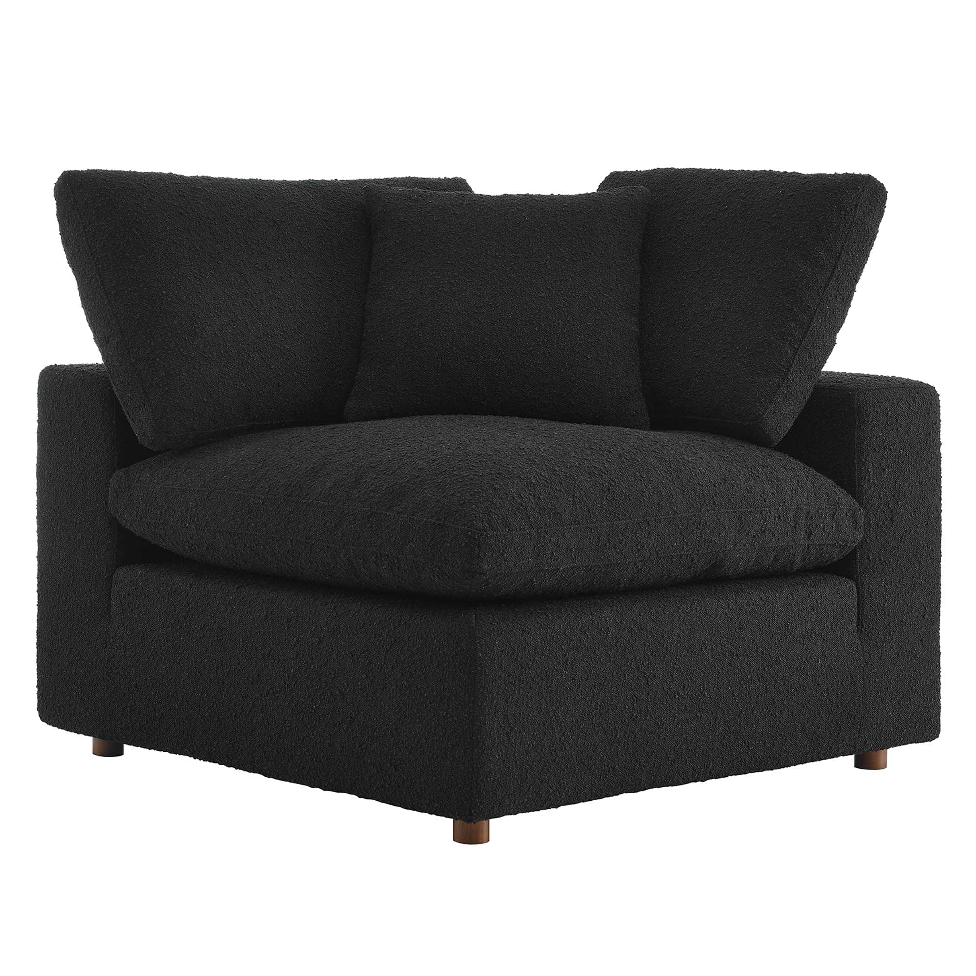 Commix Down Filled Overstuffed Boucle Fabric Corner Chair by Modway - Image 21
