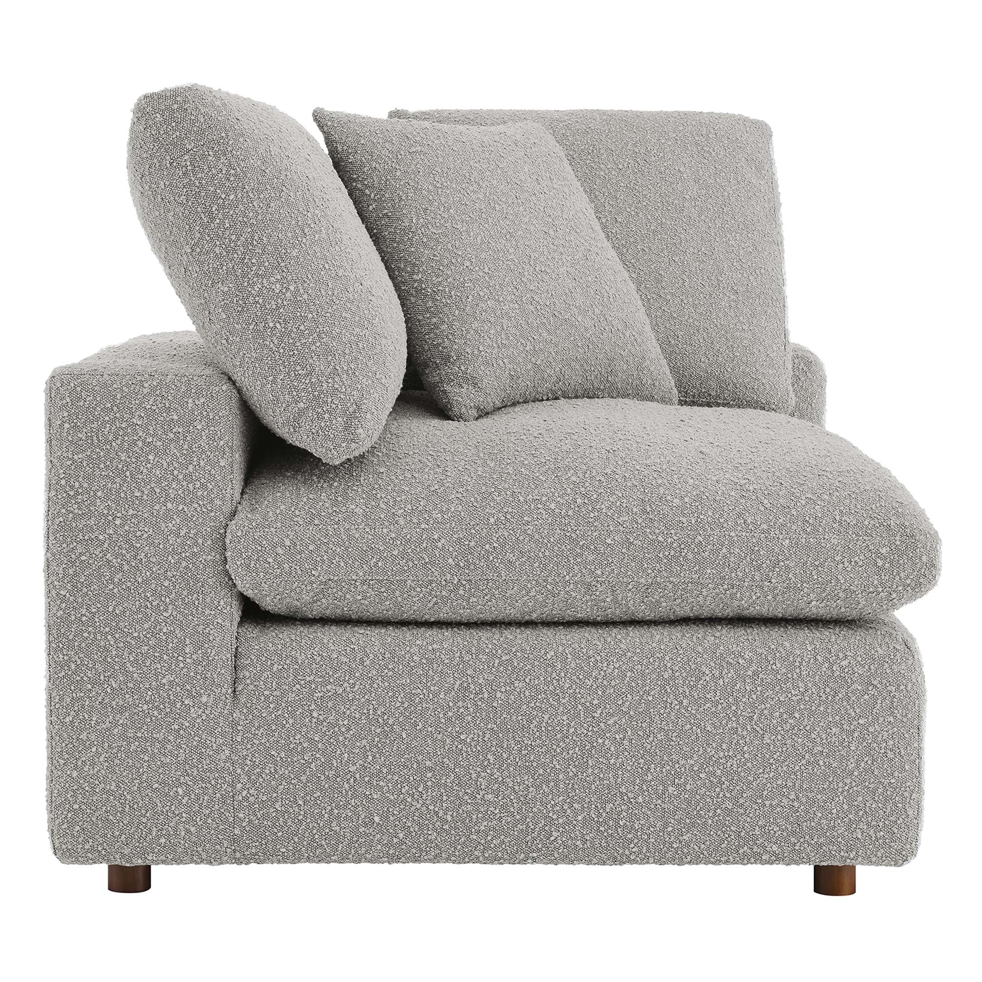 Commix Down Filled Overstuffed Boucle Fabric Corner Chair by Modway - Image 4